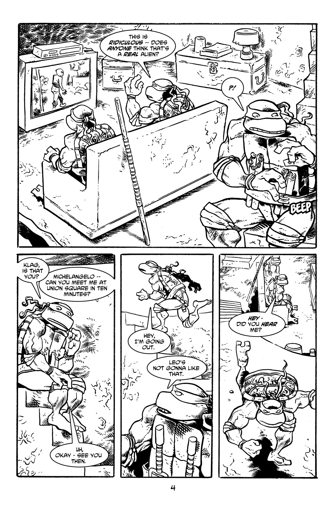 Read online Michelangelo The Third Kind comic -  Issue #3 - 6