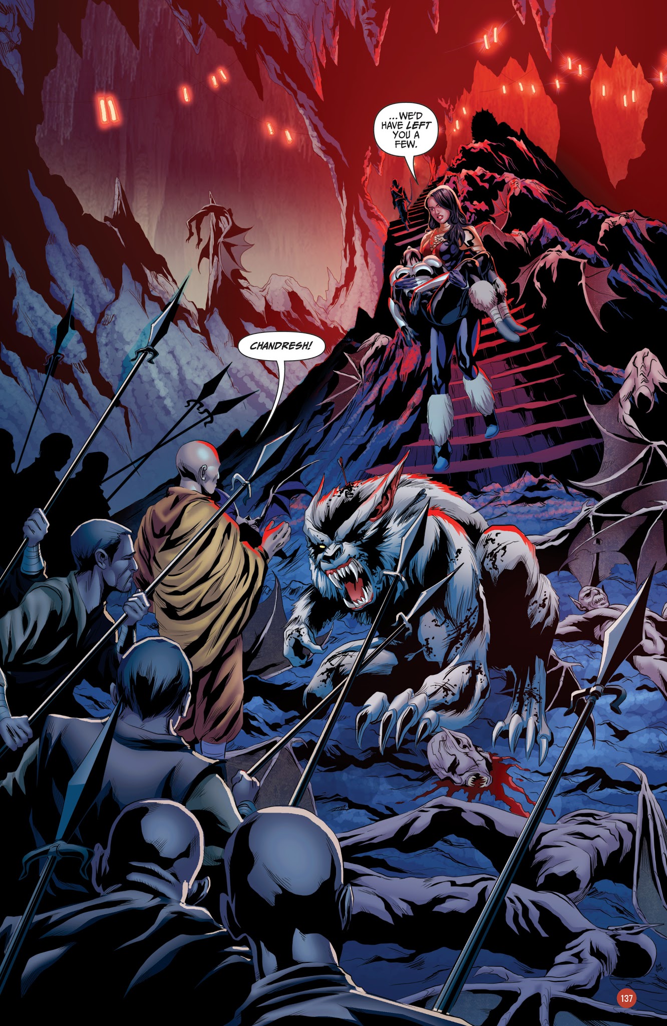 Read online Van Helsing vs. Werewolf comic -  Issue # _TPB 1 - 137