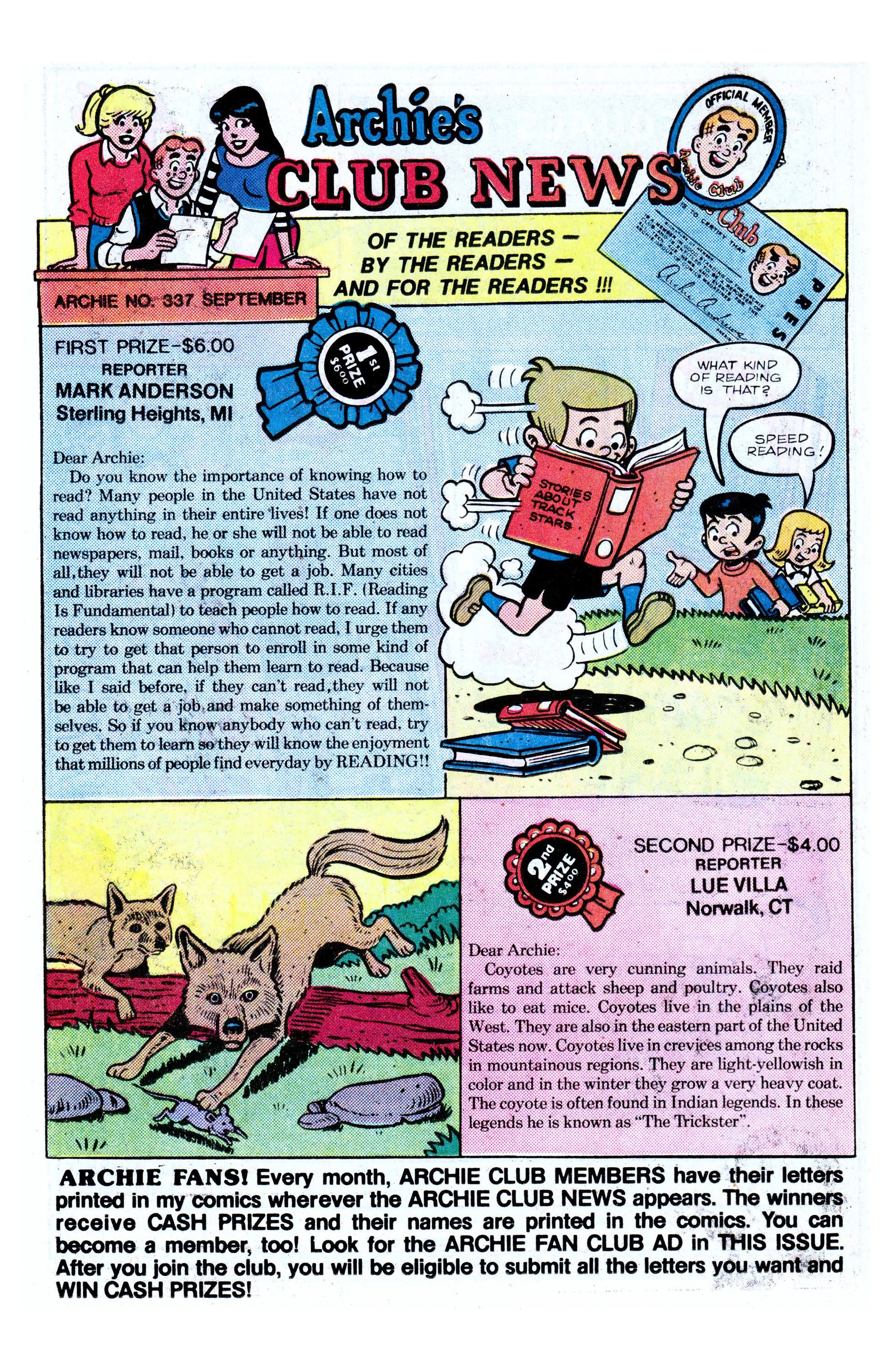 Read online Archie (1960) comic -  Issue #337 - 21