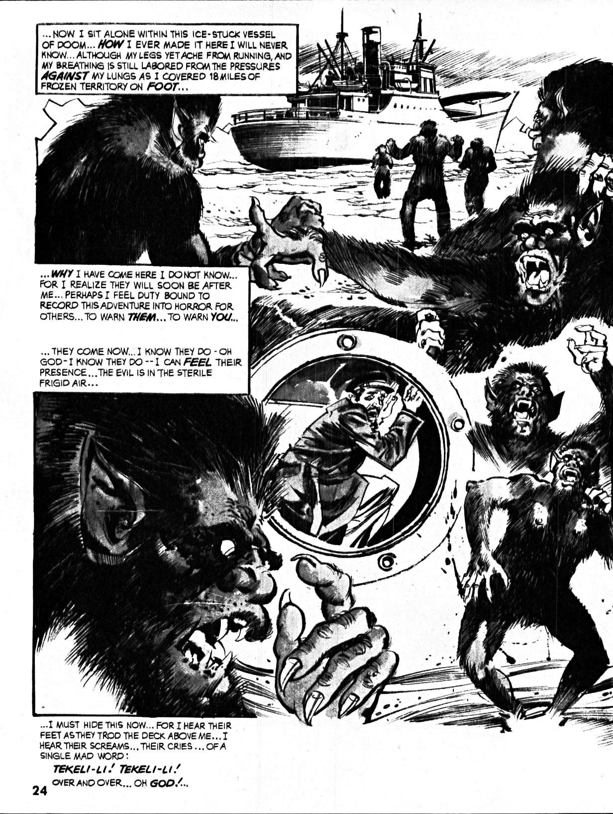 Read online Scream (1973) comic -  Issue #1 - 24
