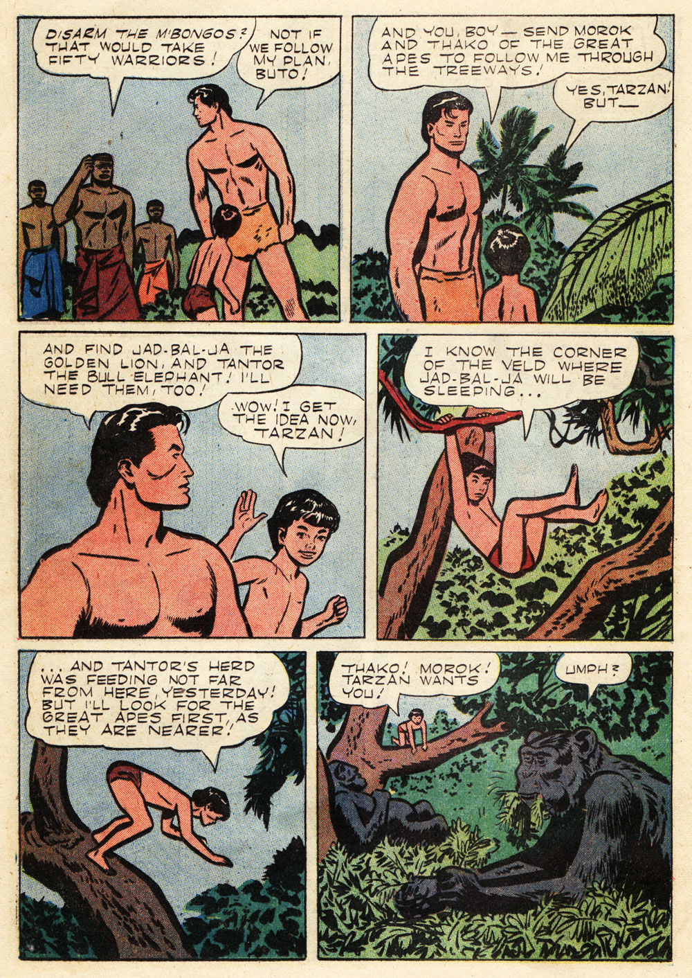 Read online Tarzan (1948) comic -  Issue #71 - 20