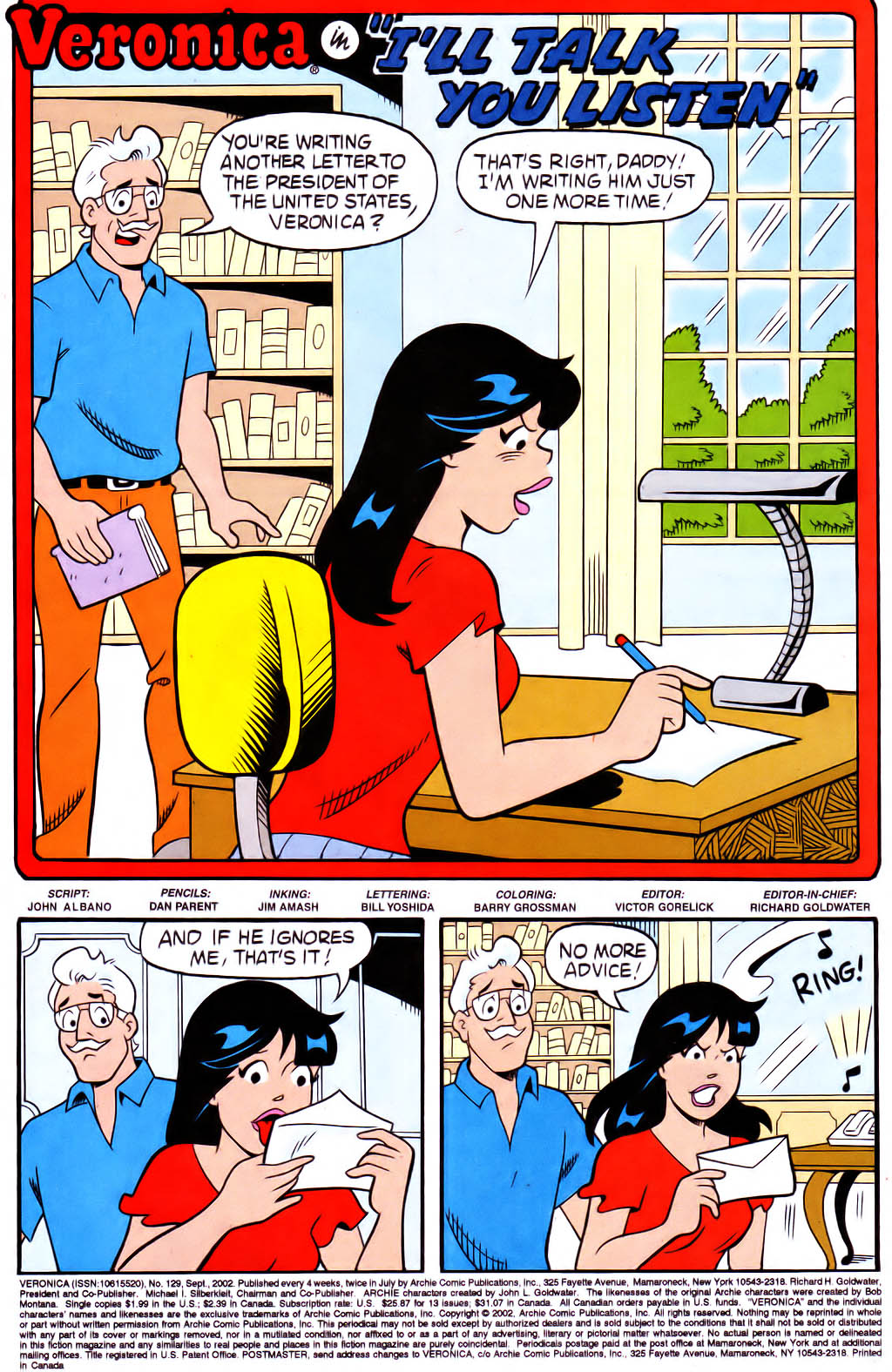 Read online Veronica comic -  Issue #129 - 2