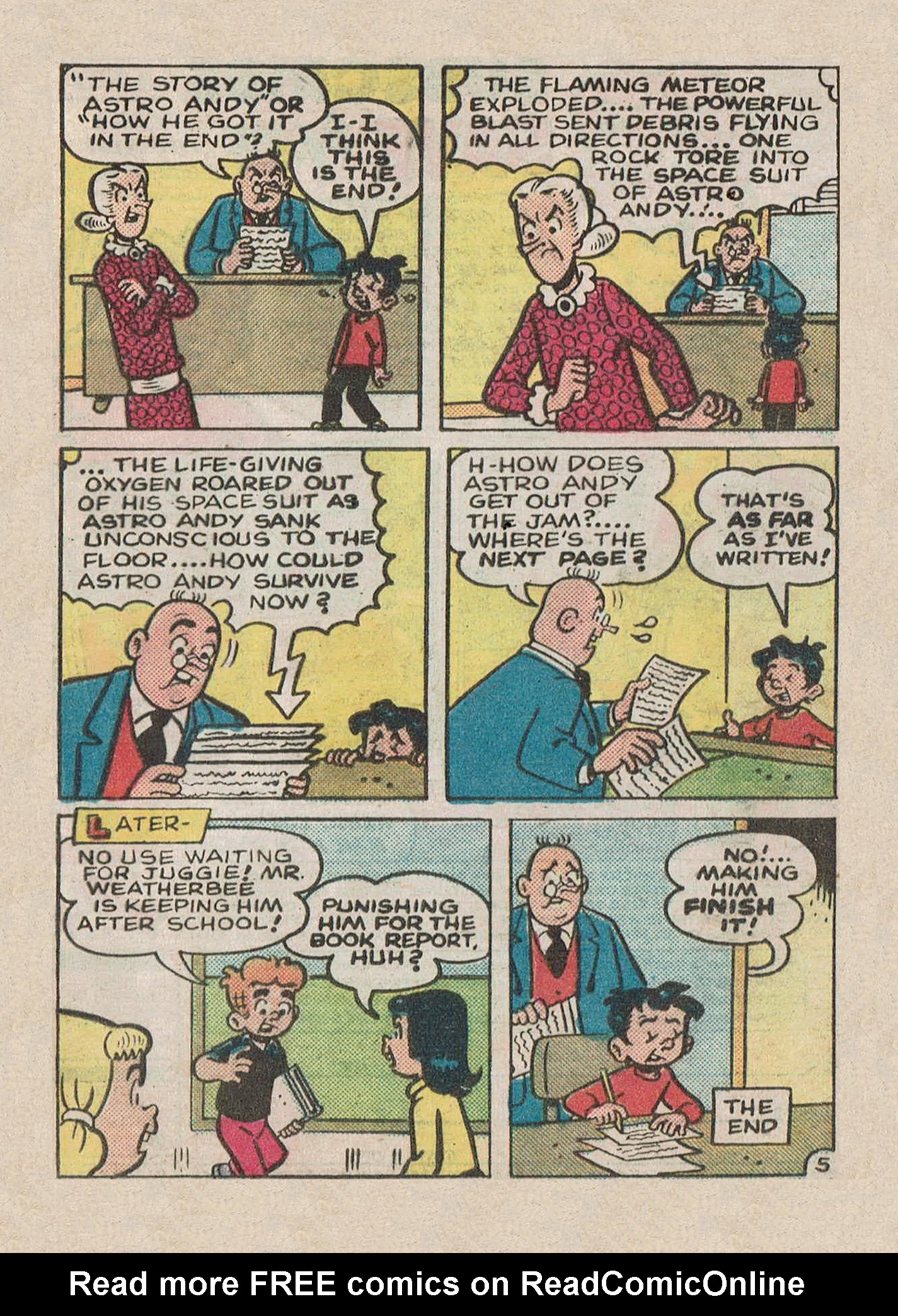 Read online Little Archie Comics Digest Magazine comic -  Issue #25 - 129