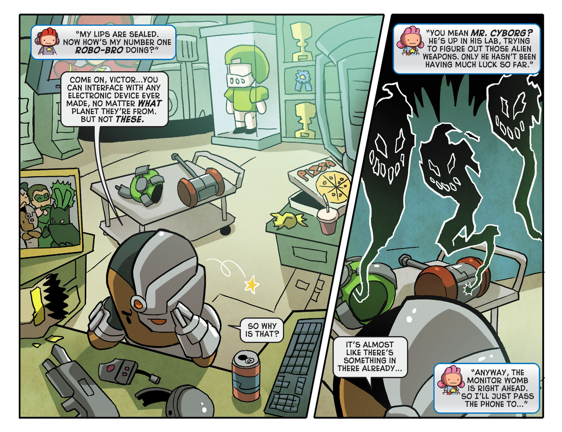 Read online Scribblenauts Unmasked: A Crisis of Imagination comic -  Issue #6 - 17