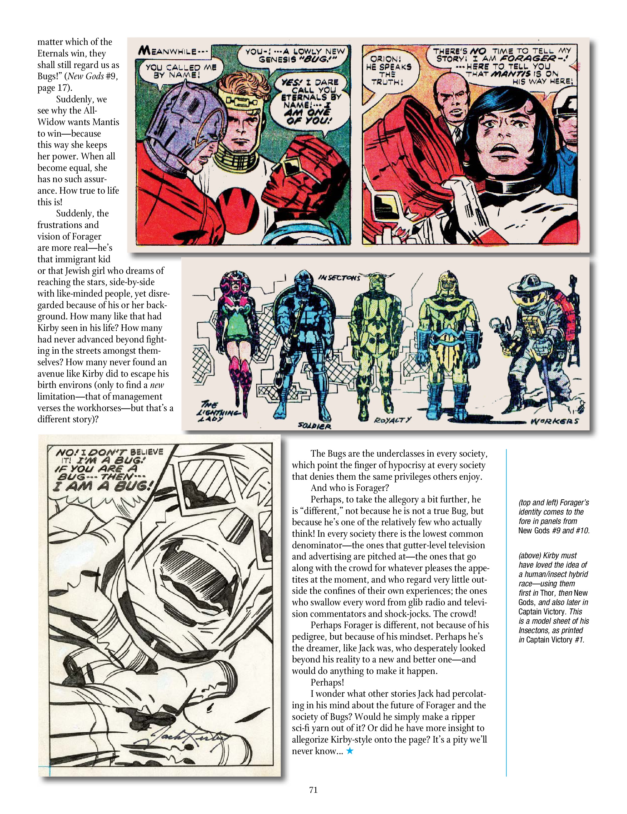 Read online The Jack Kirby Collector comic -  Issue #77 - 73