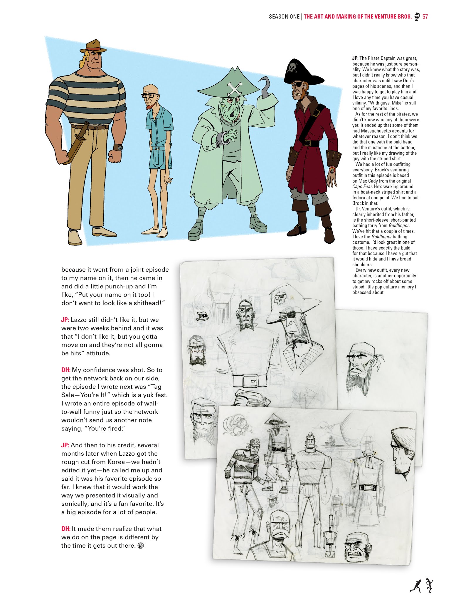 Read online Go Team Venture!: The Art and Making of The Venture Bros. comic -  Issue # TPB (Part 1) - 57