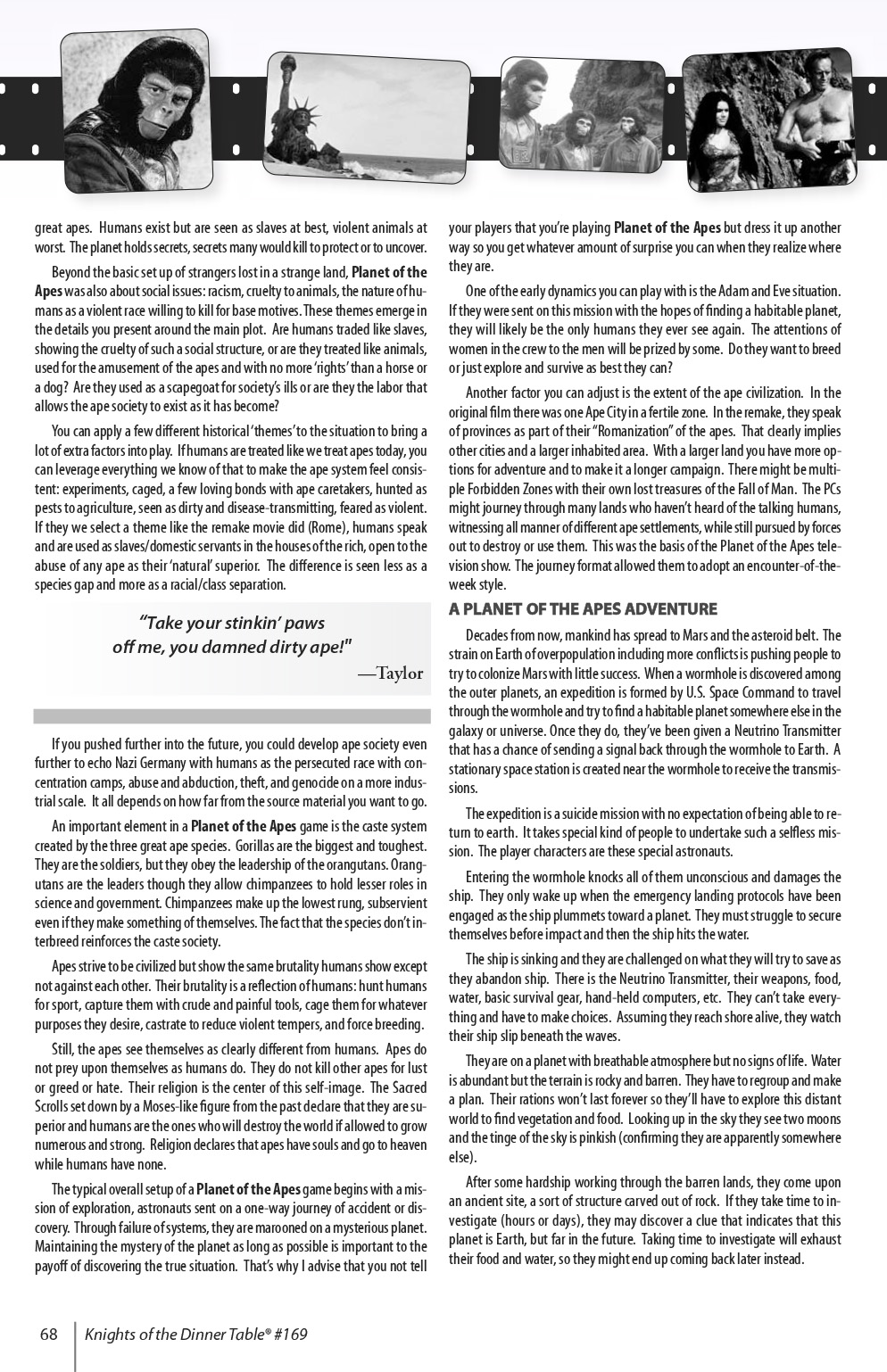 Read online Knights of the Dinner Table comic -  Issue #169 - 70