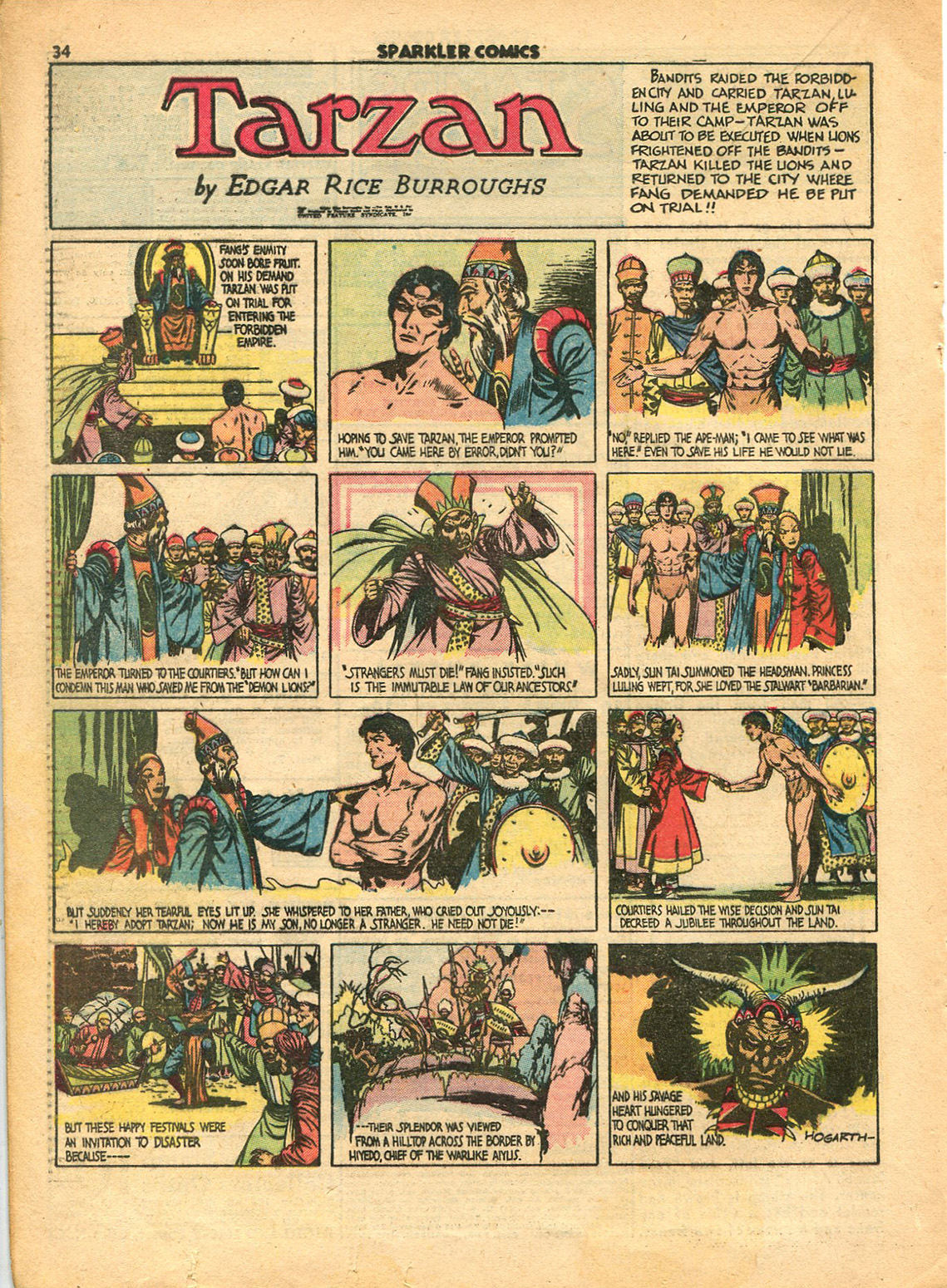 Read online Sparkler Comics comic -  Issue #10 - 36