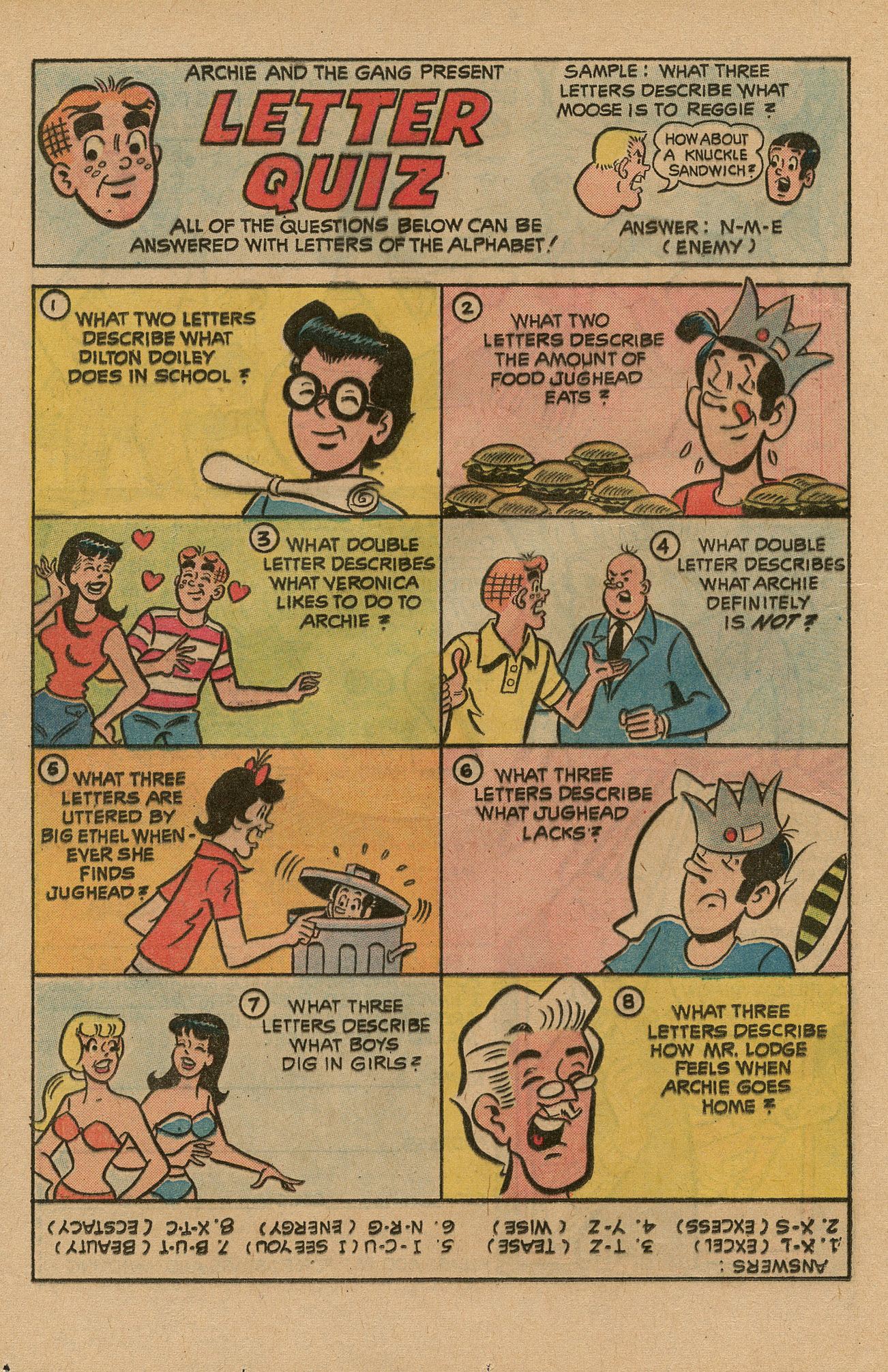 Read online Archie's Joke Book Magazine comic -  Issue #177 - 16