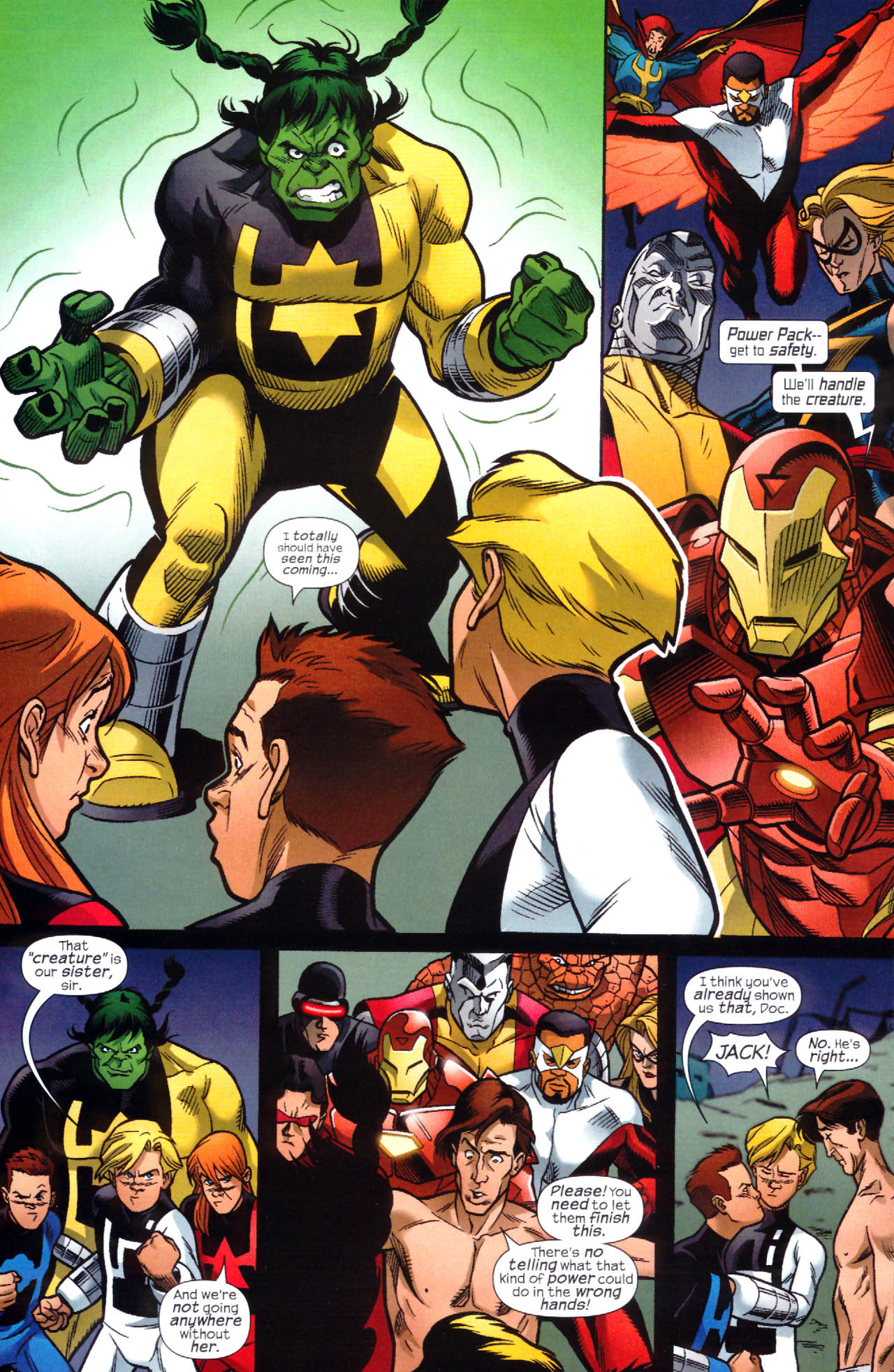 Read online Hulk and Power Pack comic -  Issue #4 - 17