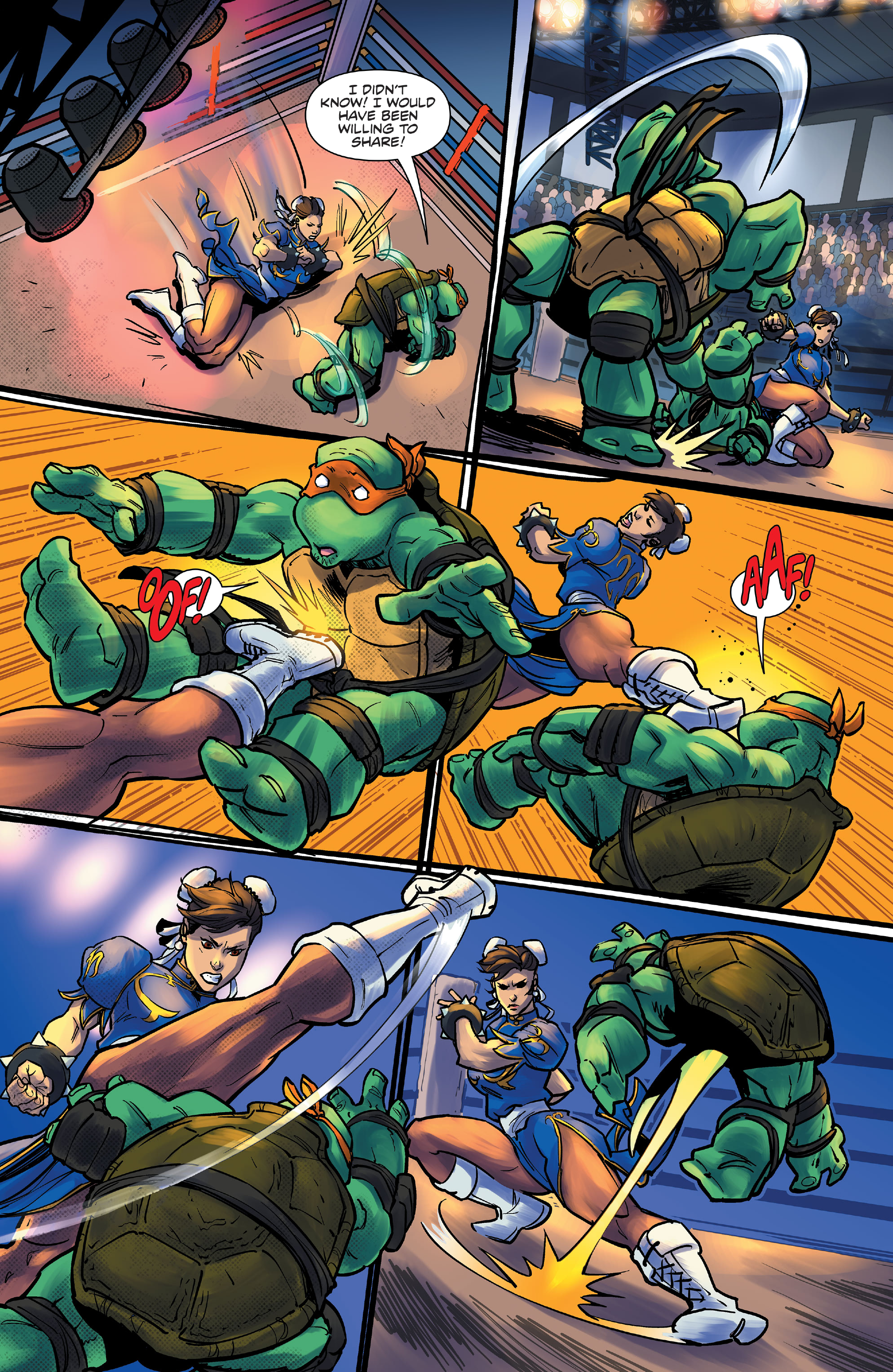 Read online Teenage Mutant Ninja Turtles vs. Street Fighter comic -  Issue #1 - 15