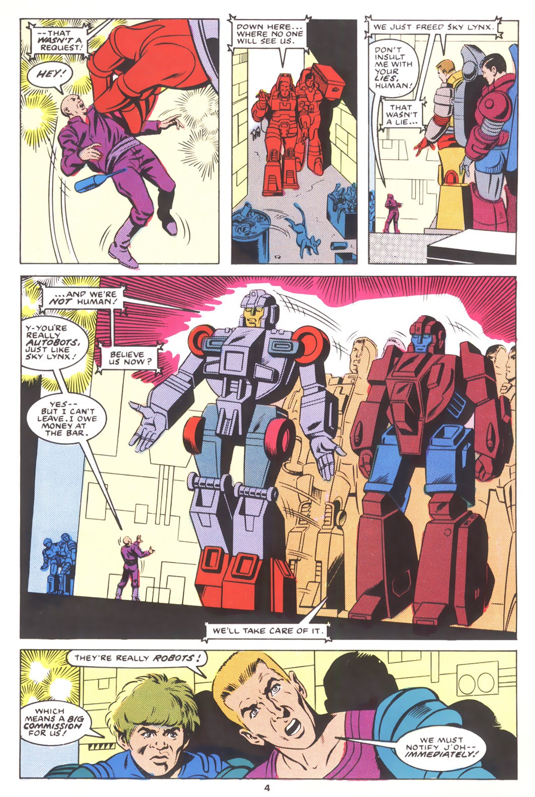 Read online The Transformers (UK) comic -  Issue #216 - 4