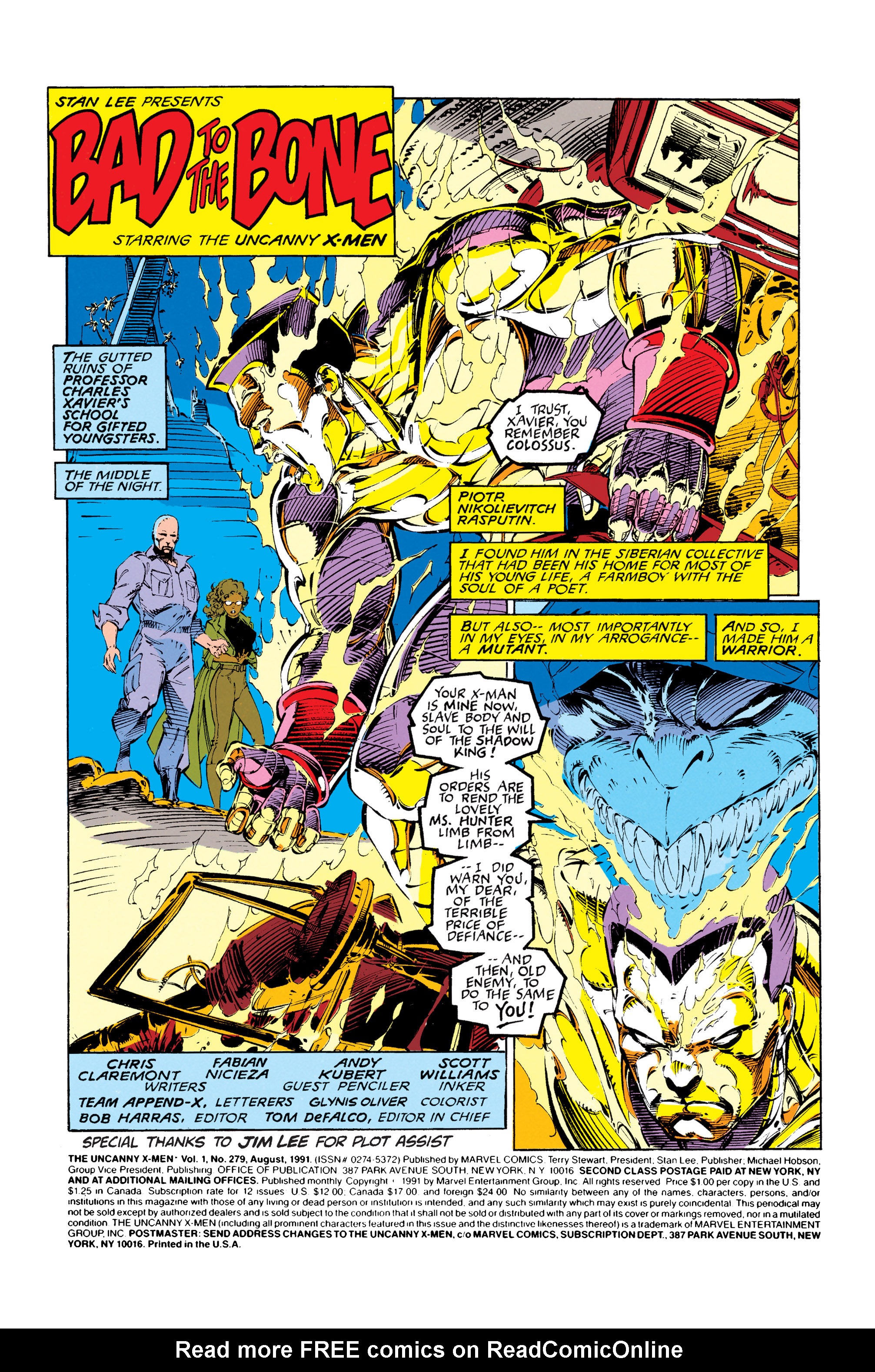 Read online Uncanny X-Men (1963) comic -  Issue #279 - 2
