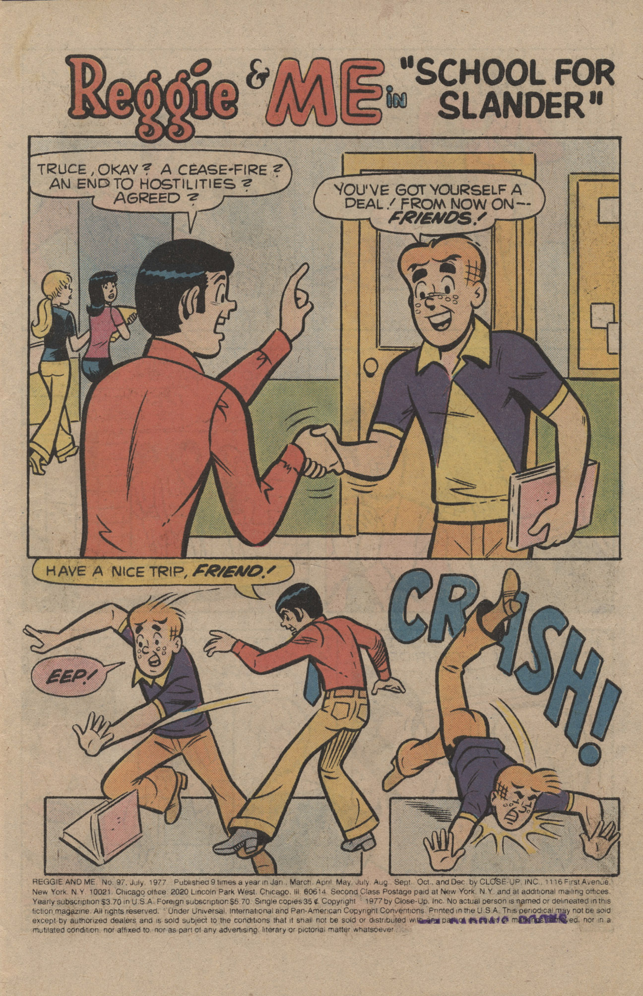 Read online Reggie and Me (1966) comic -  Issue #97 - 3