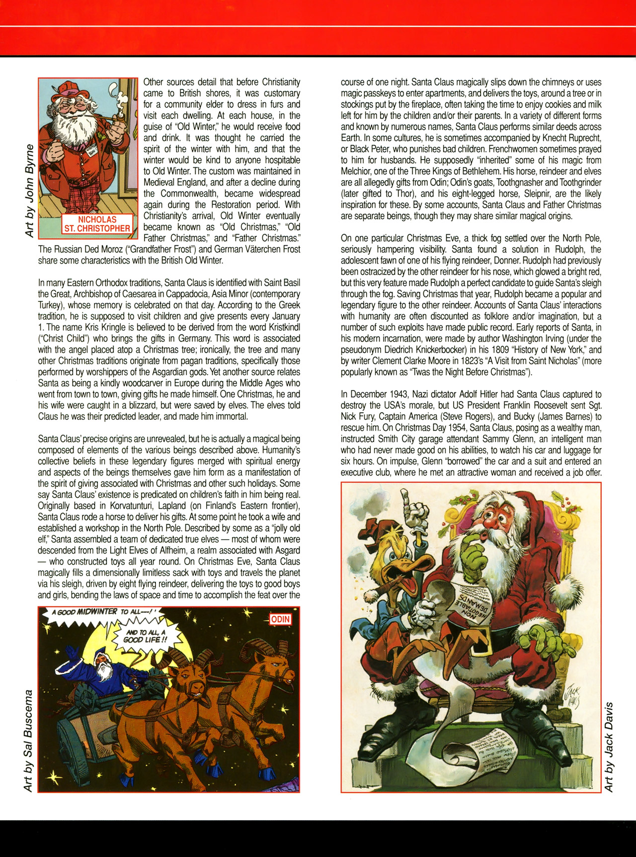 Read online Marvel Holiday Spectacular Magazine comic -  Issue # TPB - 20