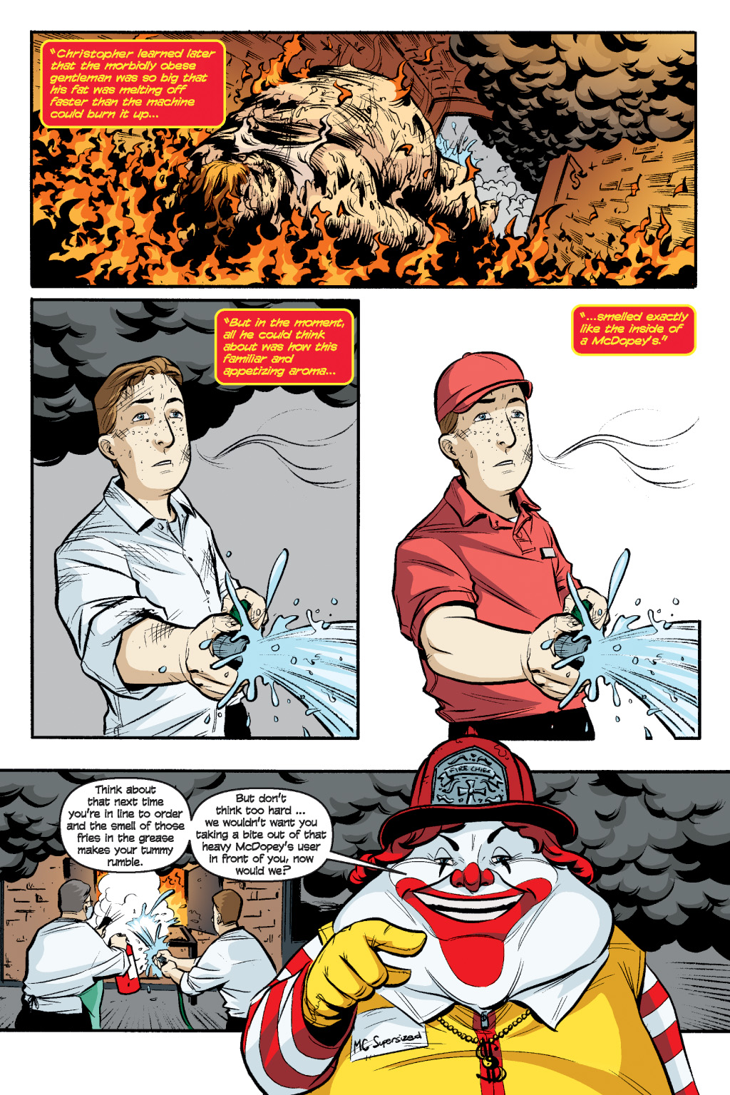 Read online Supersized: Strange Tales from a Fast-Food Culture comic -  Issue # TPB - 85