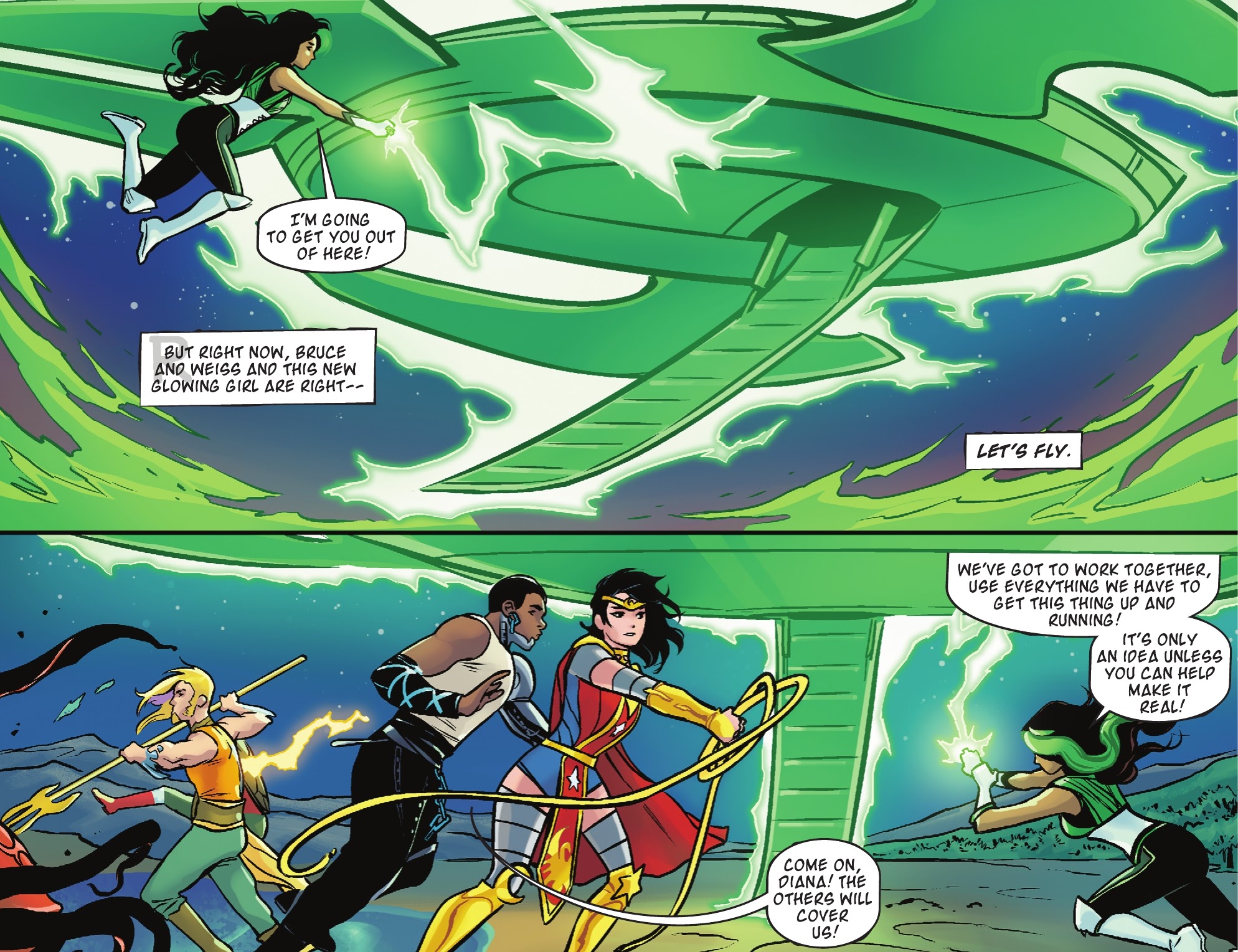 Read online RWBY/Justice League comic -  Issue #8 - 16