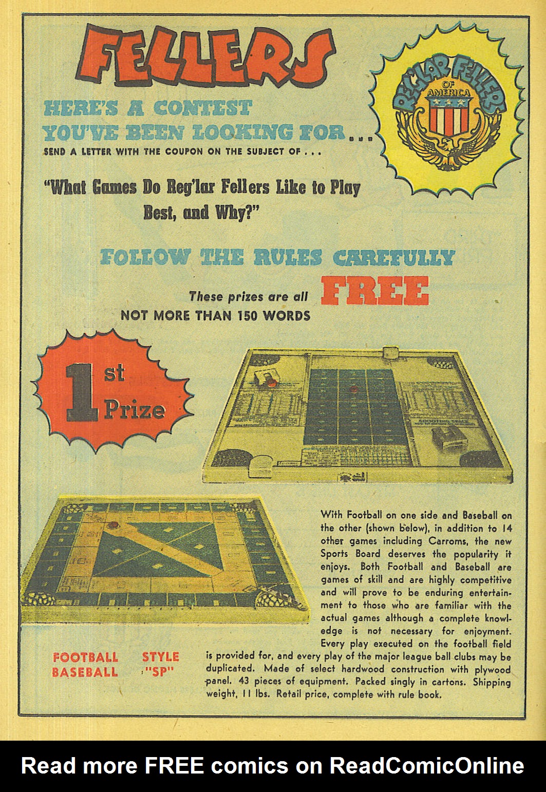 Read online Reg'lar Fellers Heroic Comics comic -  Issue #5 - 37