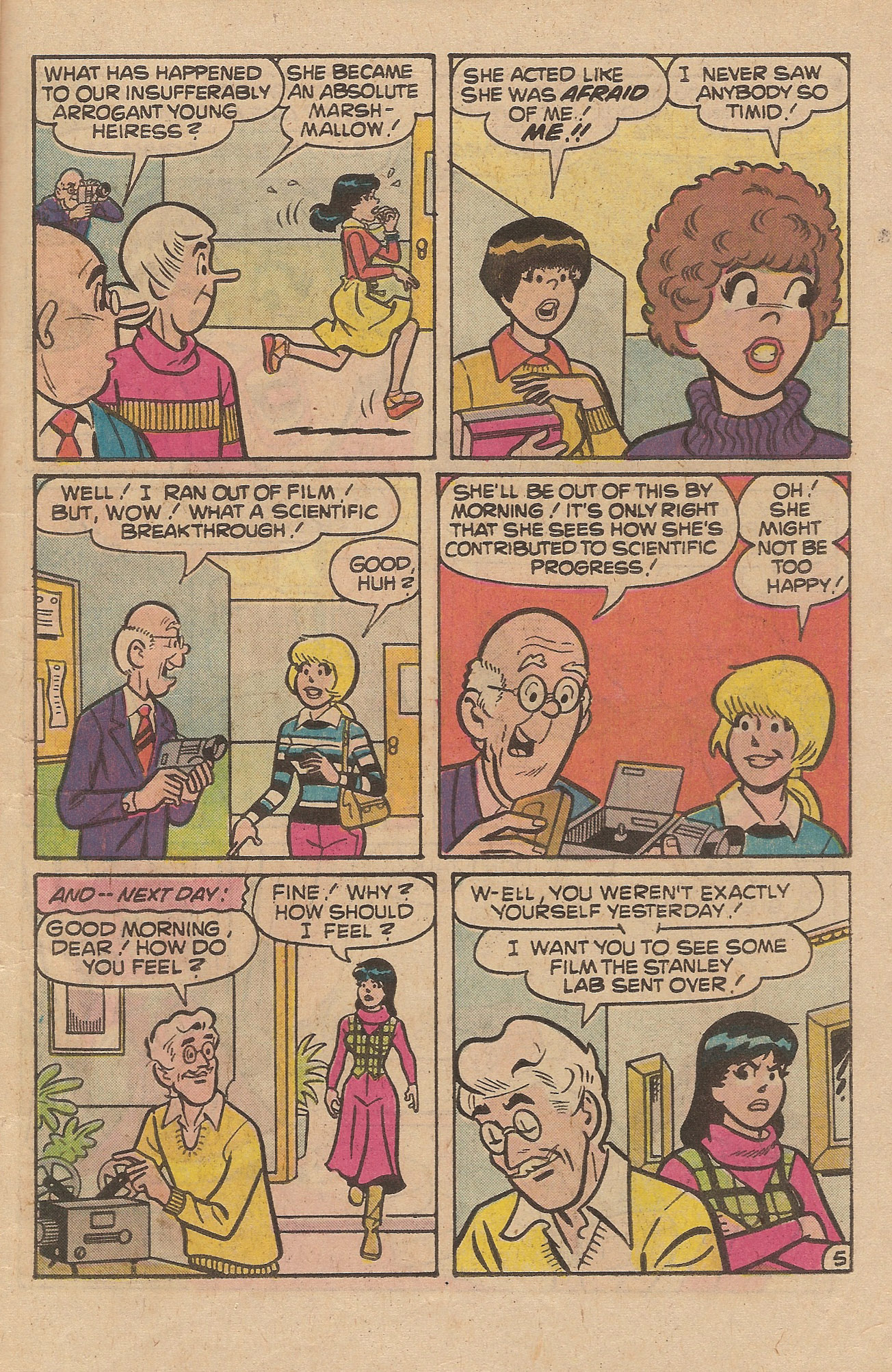 Read online Archie's Girls Betty and Veronica comic -  Issue #260 - 7
