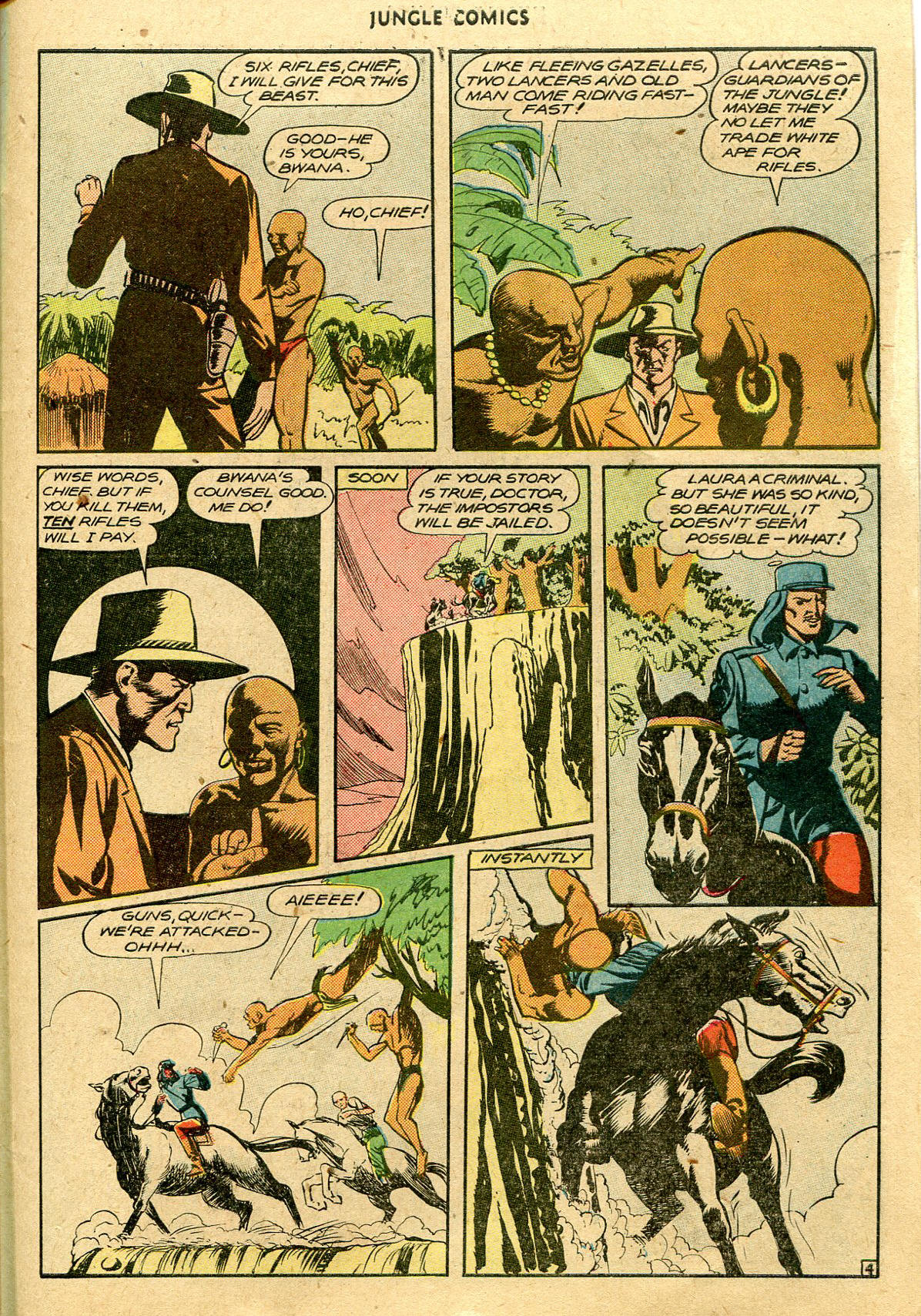 Read online Jungle Comics comic -  Issue #79 - 40