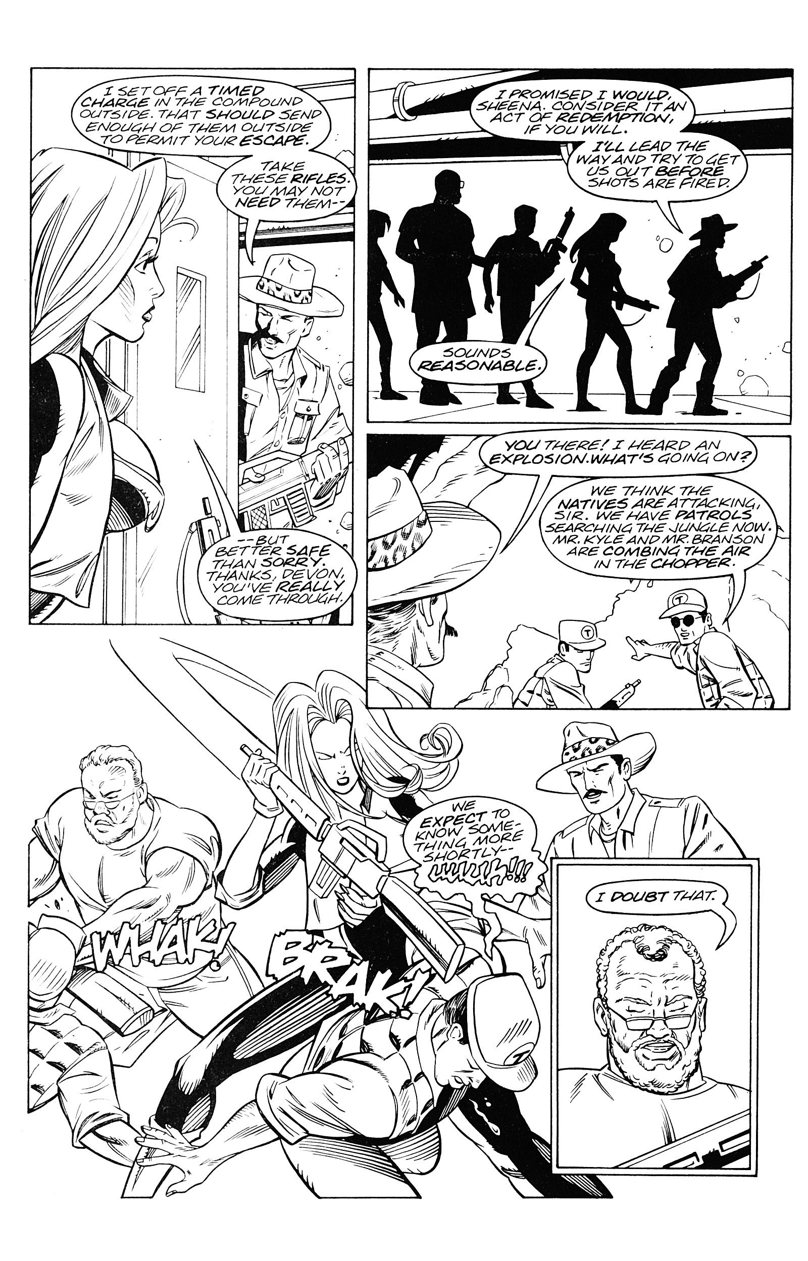 Read online Sheena Queen of the Jungle (1998) comic -  Issue #2 - 15