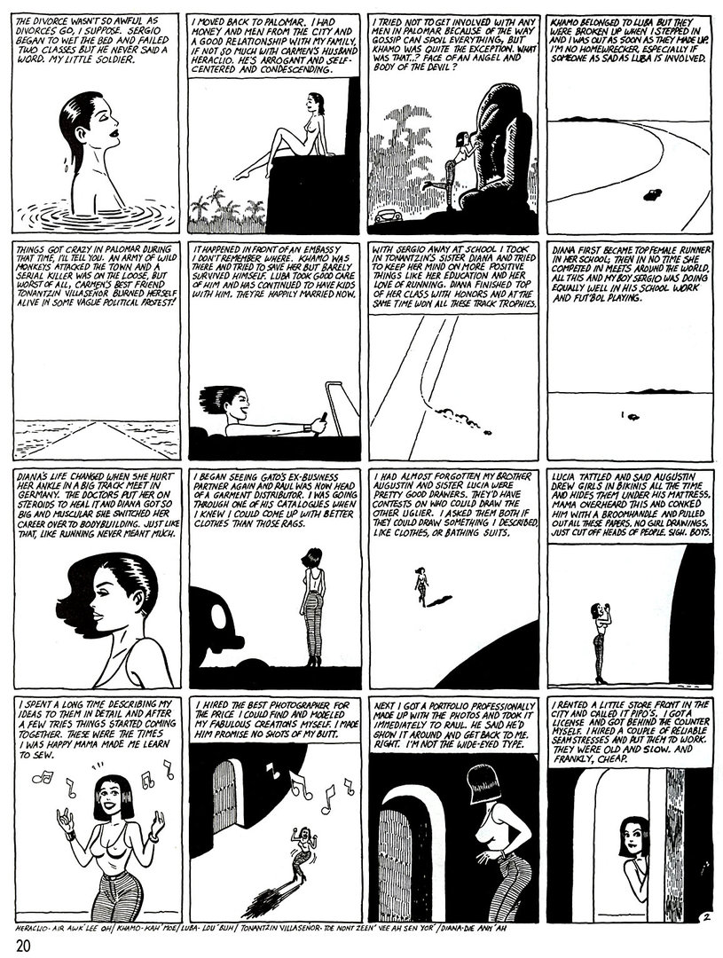 Read online Love and Rockets (1982) comic -  Issue #43 - 22