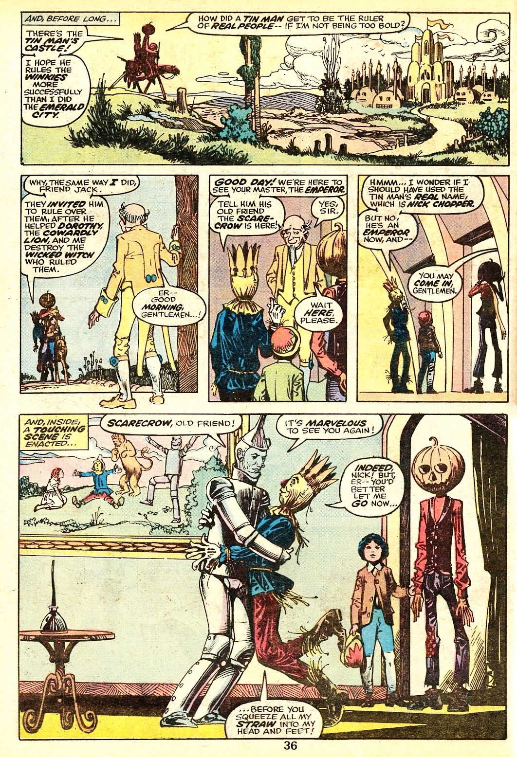 Read online Marvel Treasury of Oz featuring the Marvelous Land of Oz comic -  Issue # Full - 35