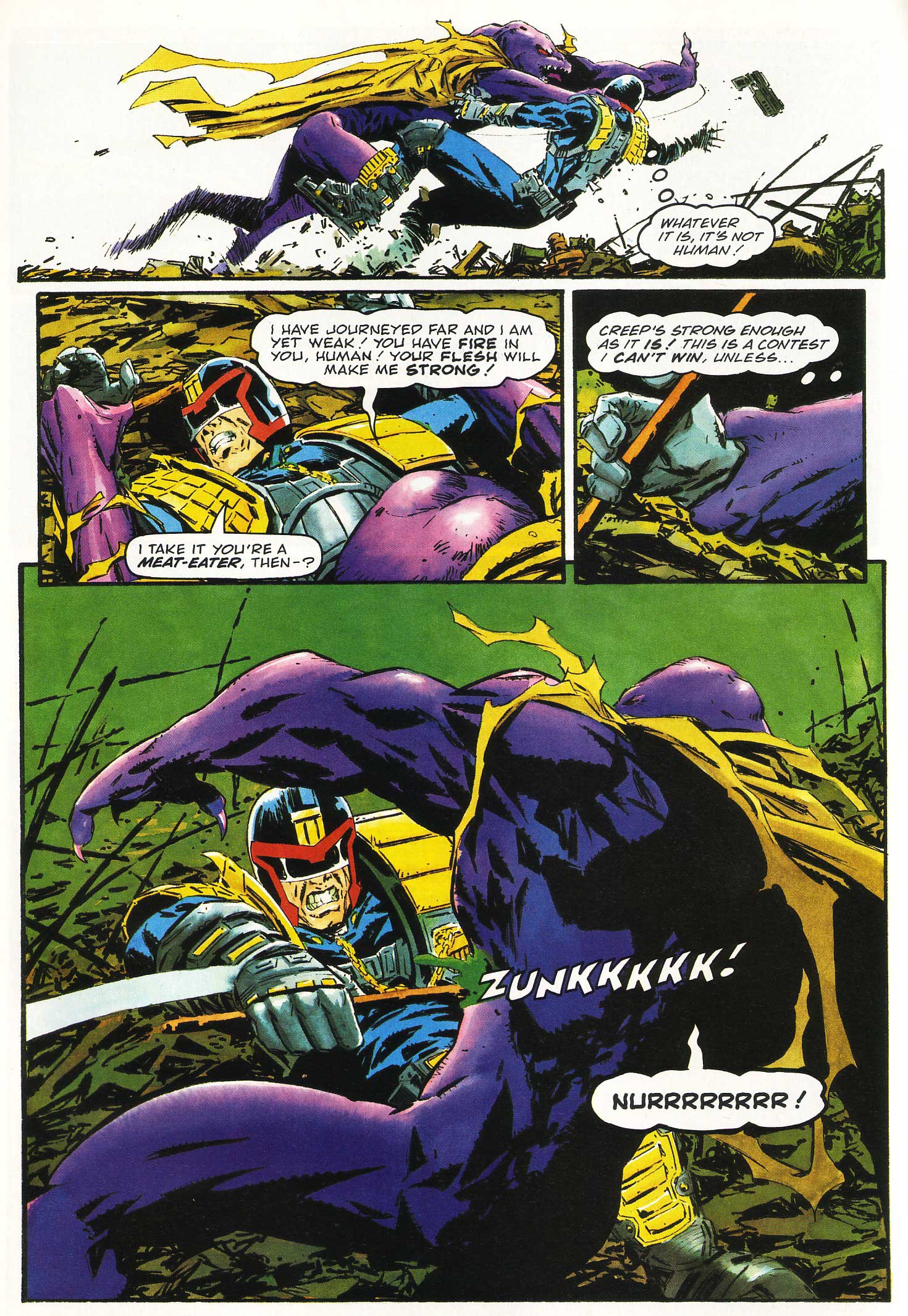 Read online Judge Dredd Lawman of the Future comic -  Issue #4 - 7