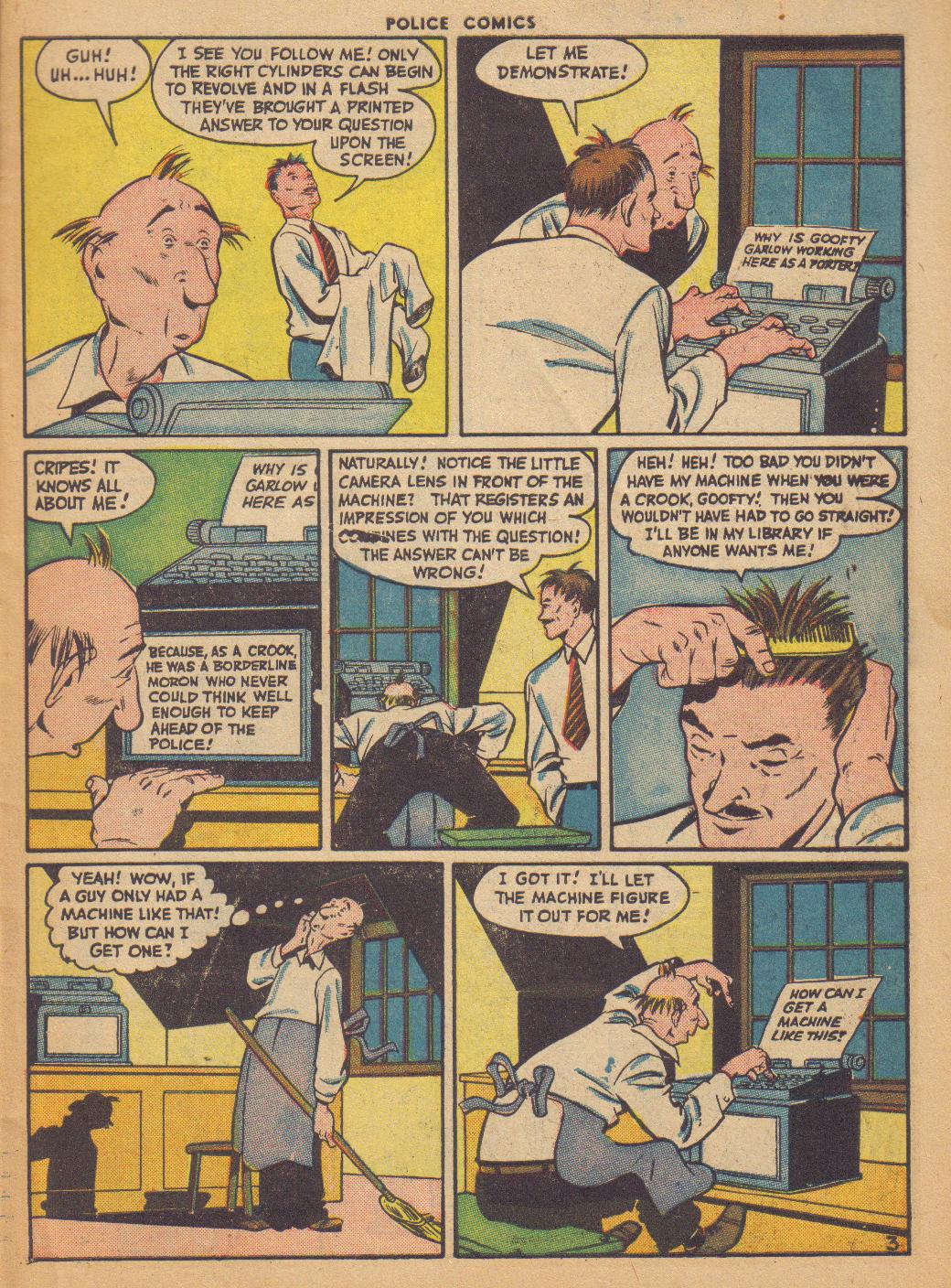 Read online Police Comics comic -  Issue #54 - 5
