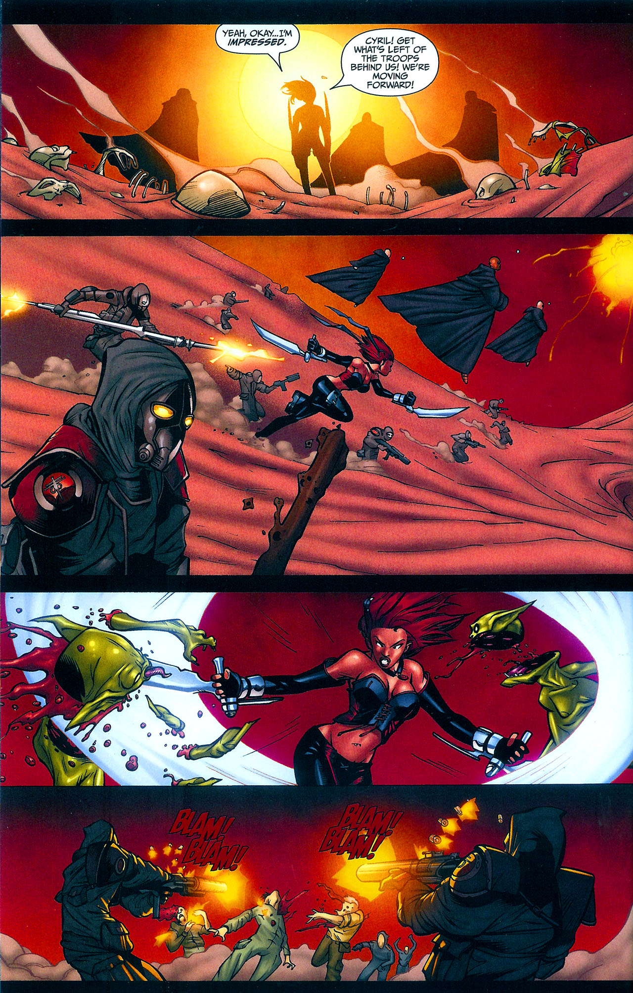 Read online BloodRayne: Plague of Dreams comic -  Issue #3 - 9