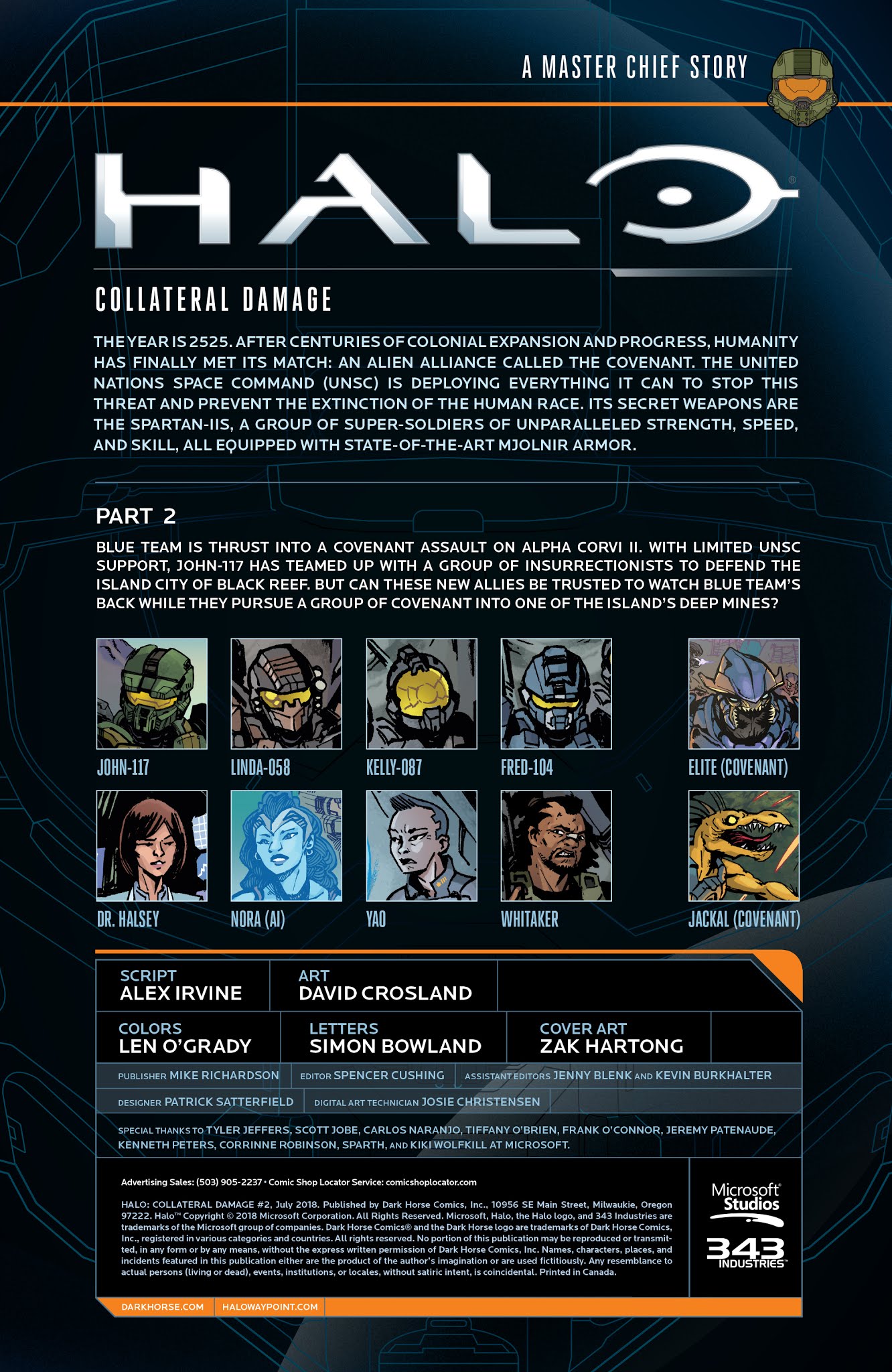 Read online Halo: Collateral Damage comic -  Issue #2 - 2
