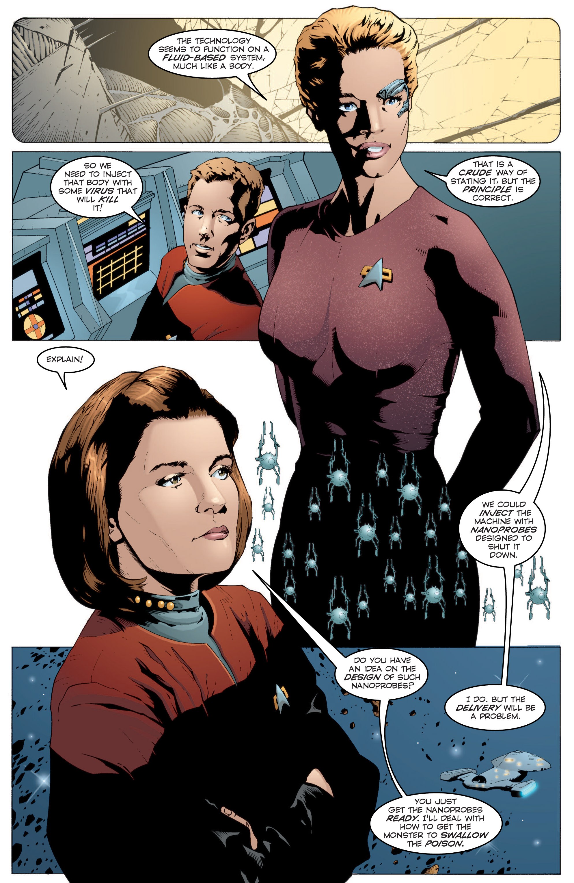 Read online Star Trek: Voyager--Encounters with the Unknown comic -  Issue # TPB - 183