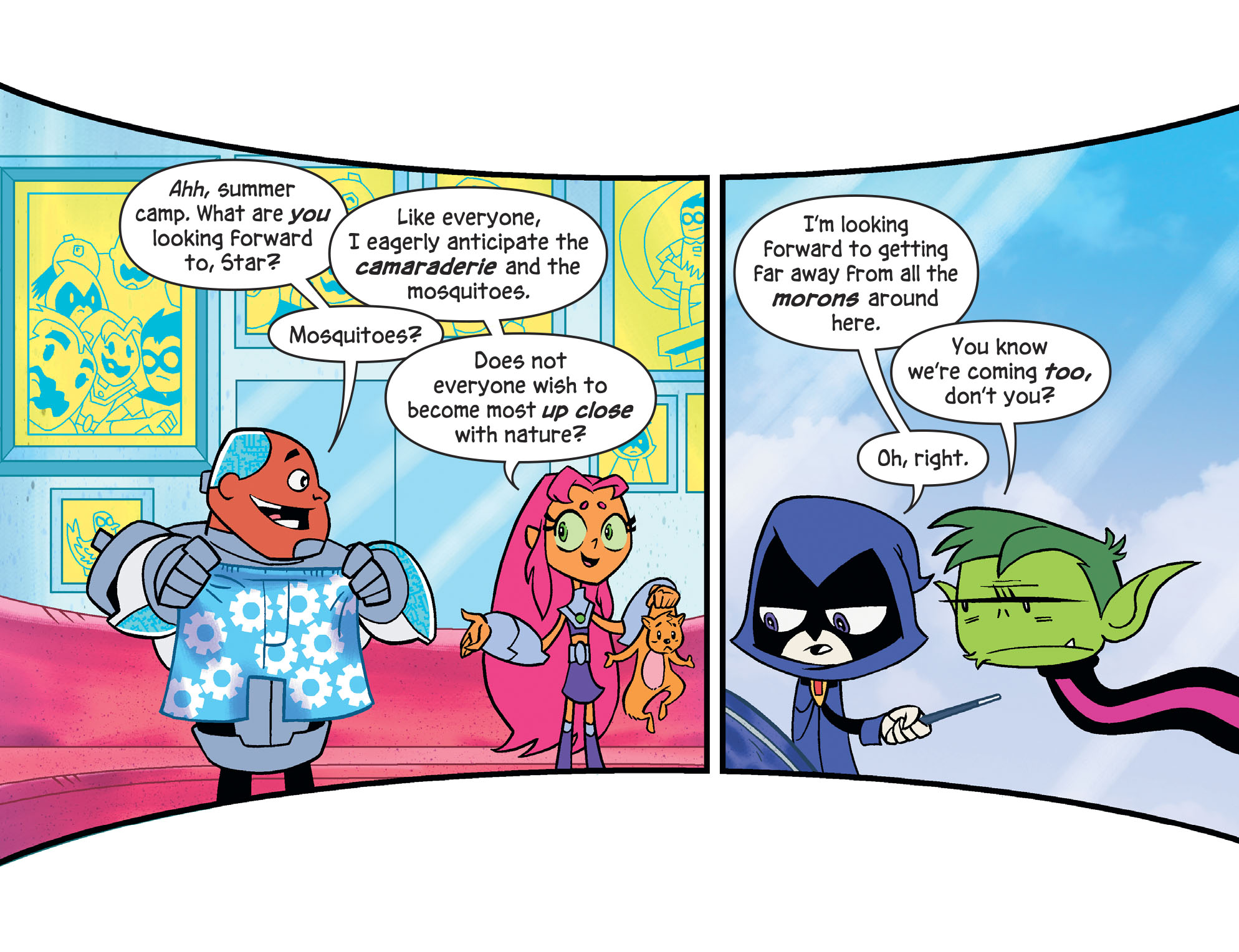 Read online Teen Titans Go! To Camp comic -  Issue #1 - 8
