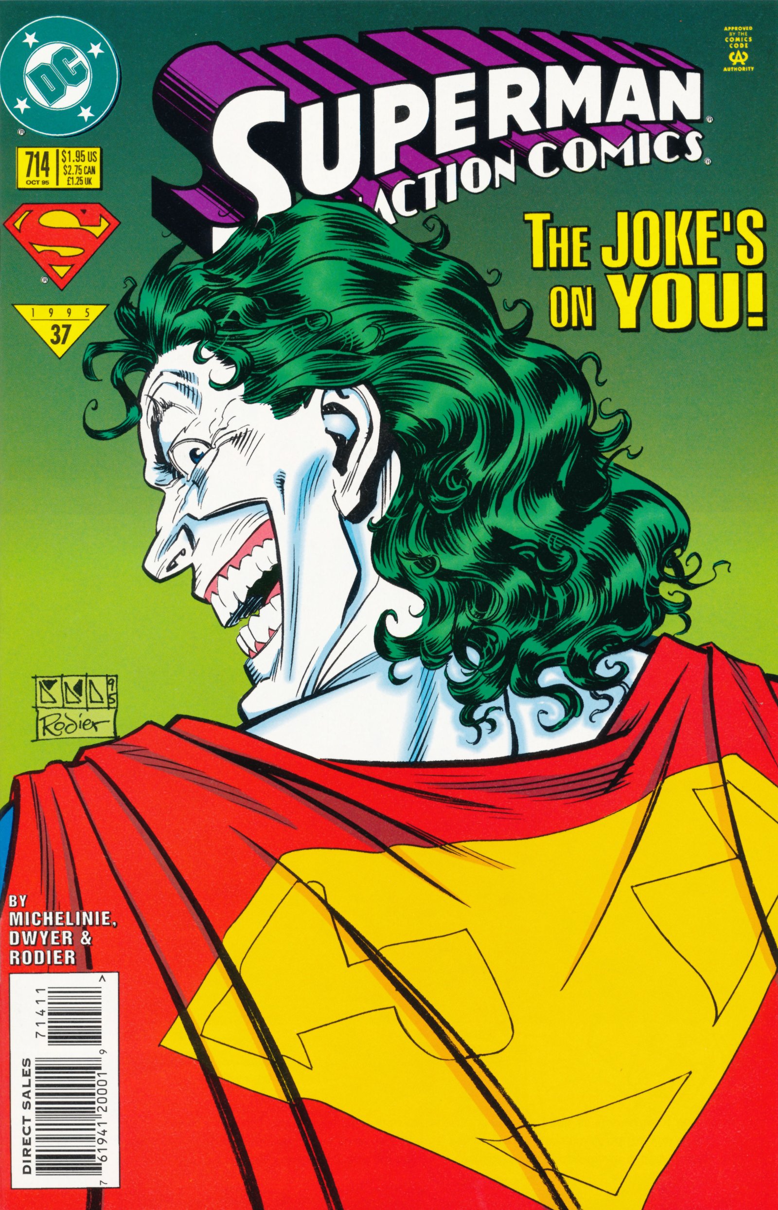 Read Online Action Comics 1938 Comic Issue 714