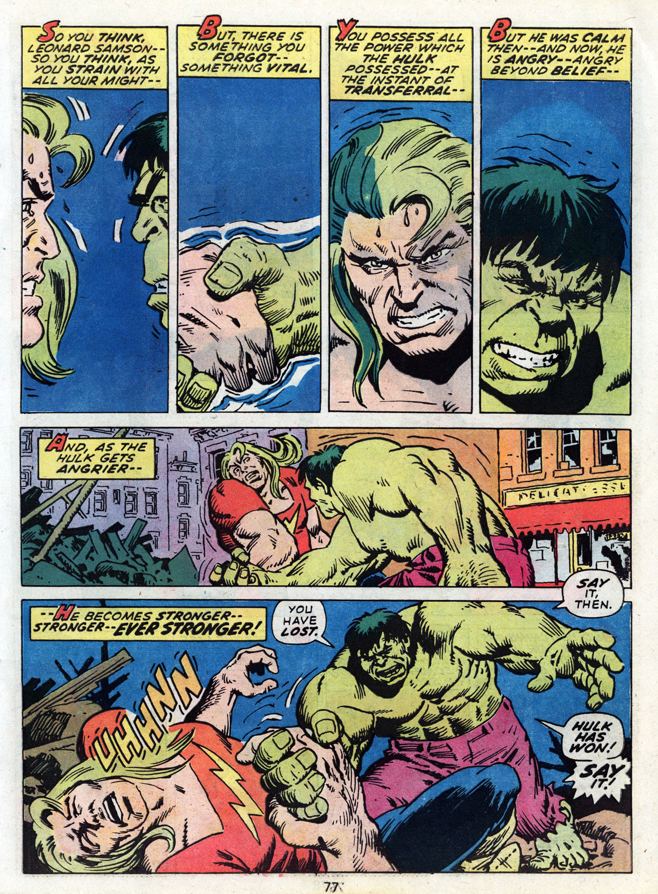 Read online Marvel Treasury Edition comic -  Issue #5 - 75