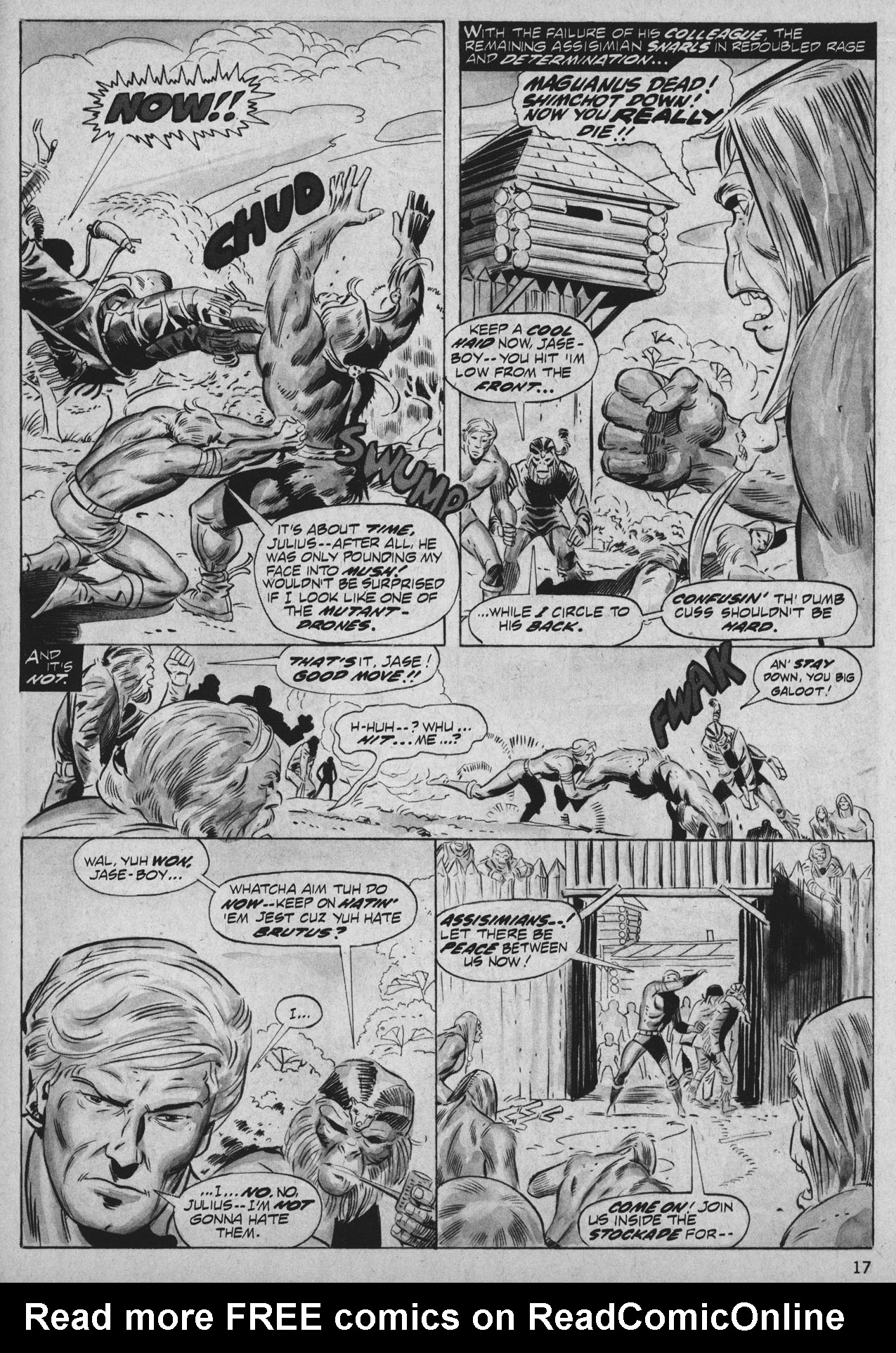 Read online Planet of the Apes comic -  Issue #27 - 17
