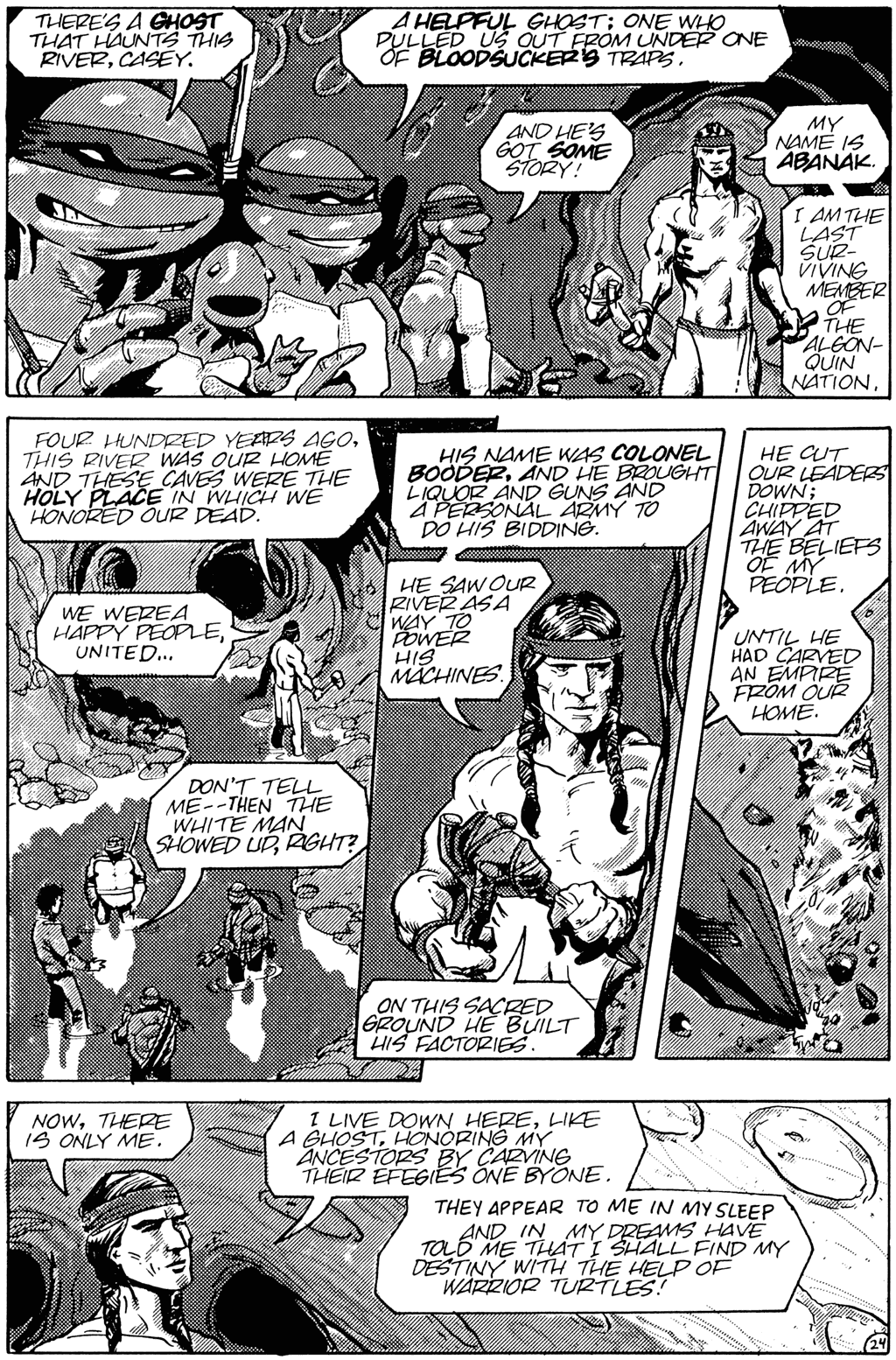 Read online Teenage Mutant Ninja Turtles (1984) comic -  Issue #25 - 26