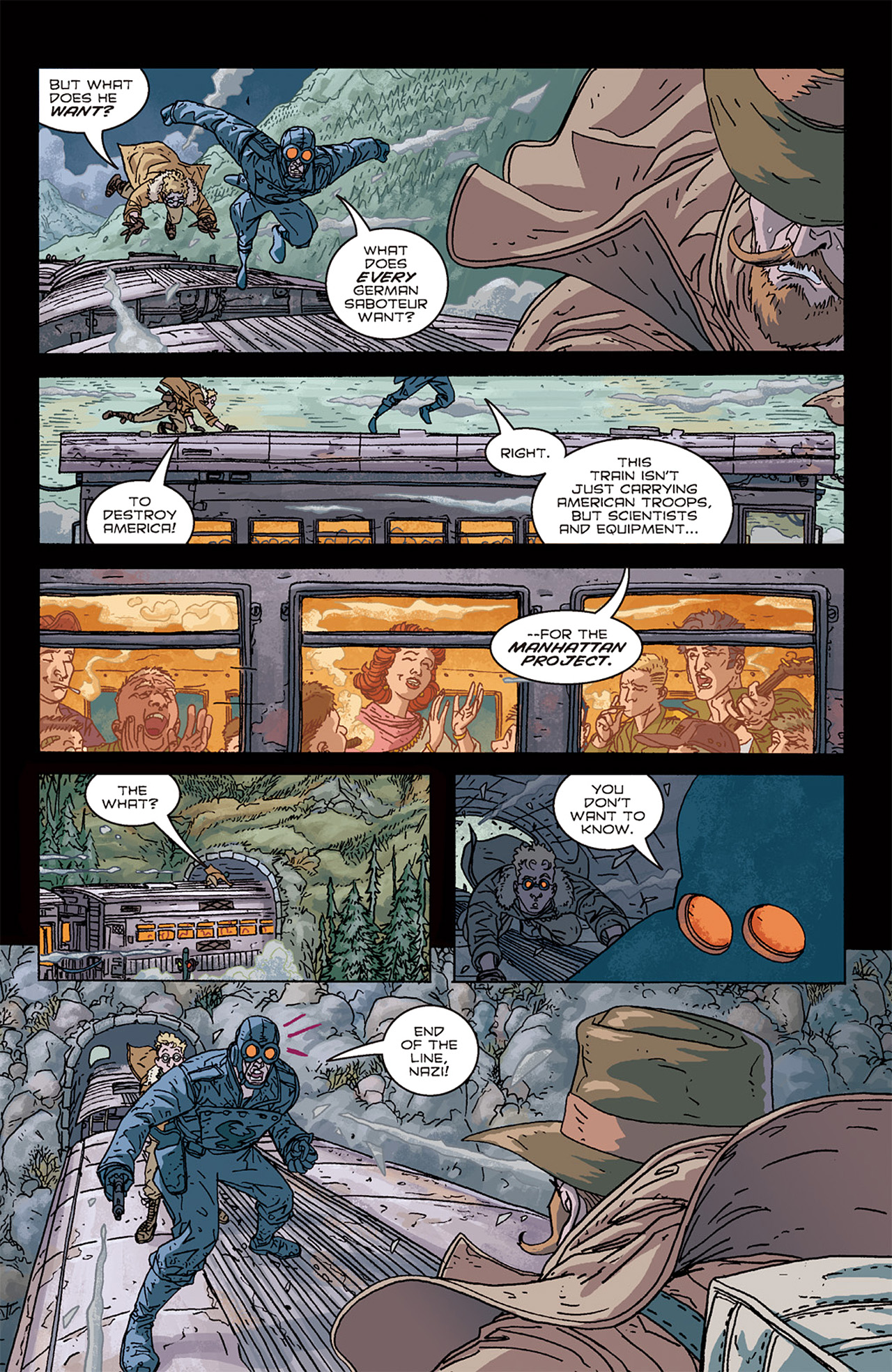 Read online B.P.R.D.: Night Train comic -  Issue # Full - 4