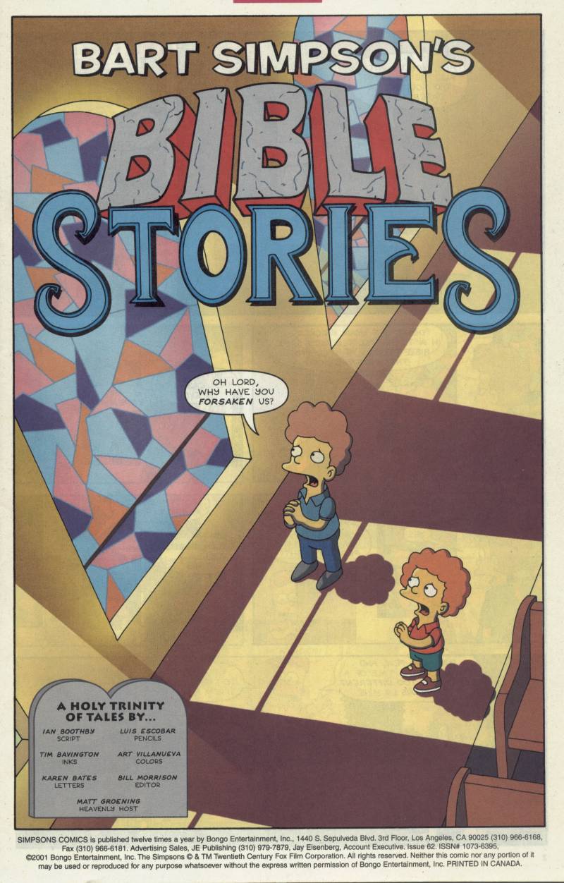 Read online Simpsons Comics comic -  Issue #62 - 2