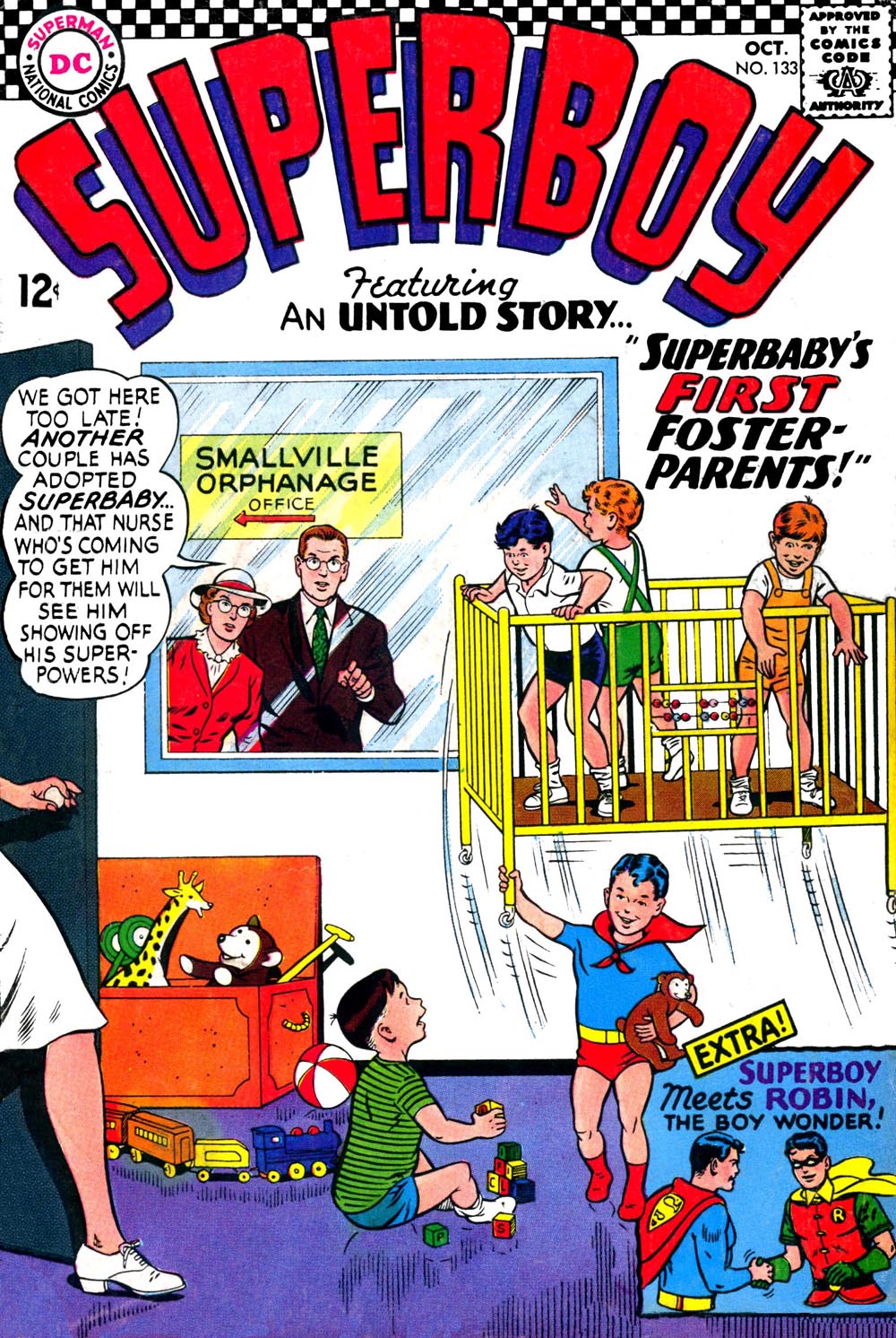 Read online Superboy (1949) comic -  Issue #133 - 1