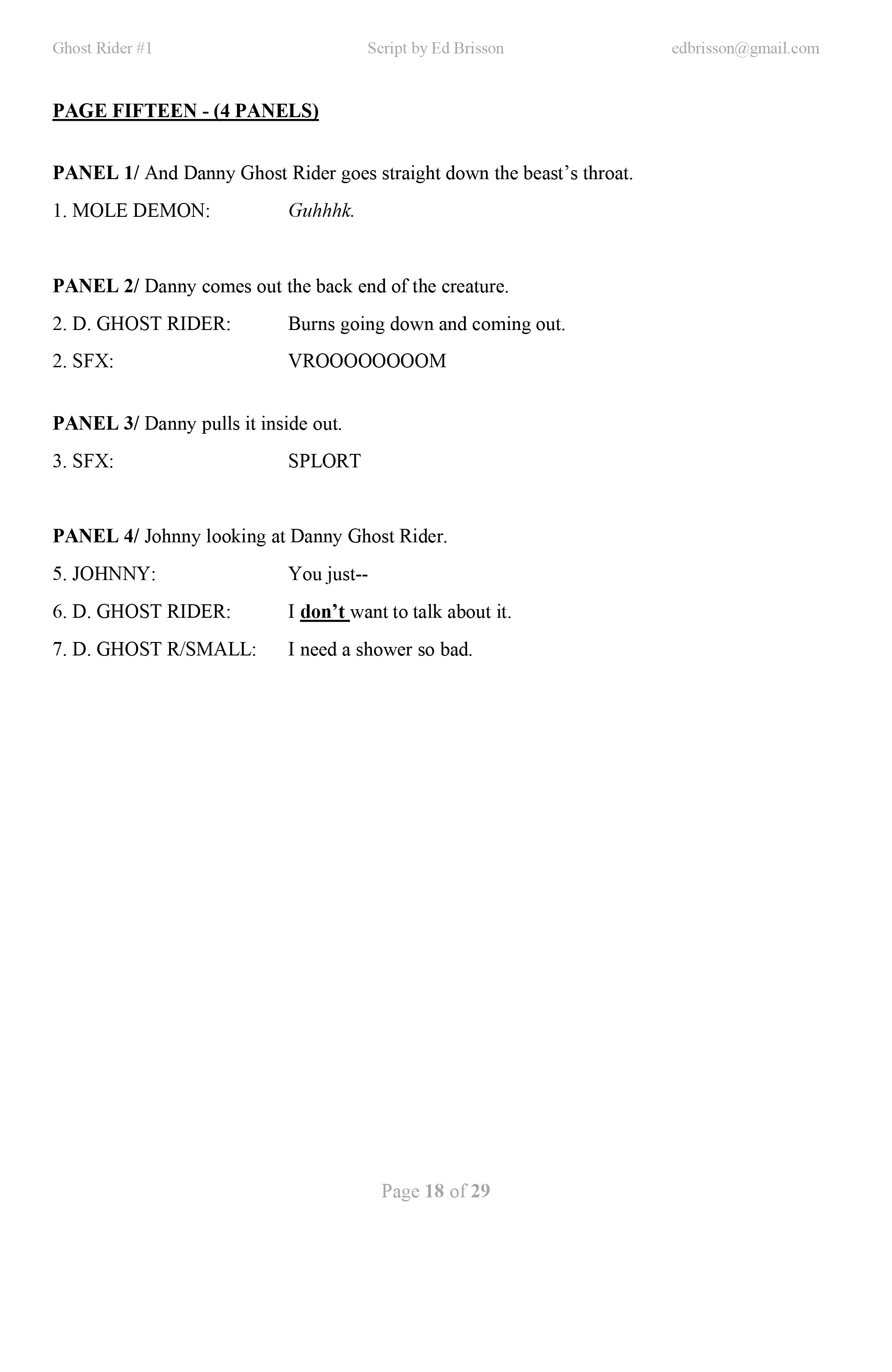 Read online Ghost Rider (2019) comic -  Issue # _Director's Cut - 61