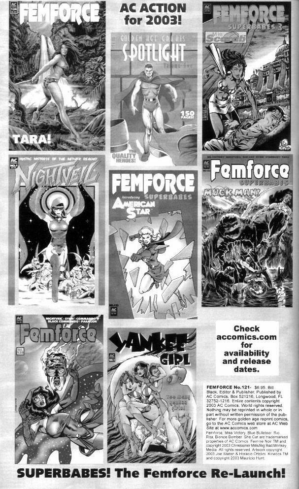 Read online Femforce comic -  Issue #121b - 2