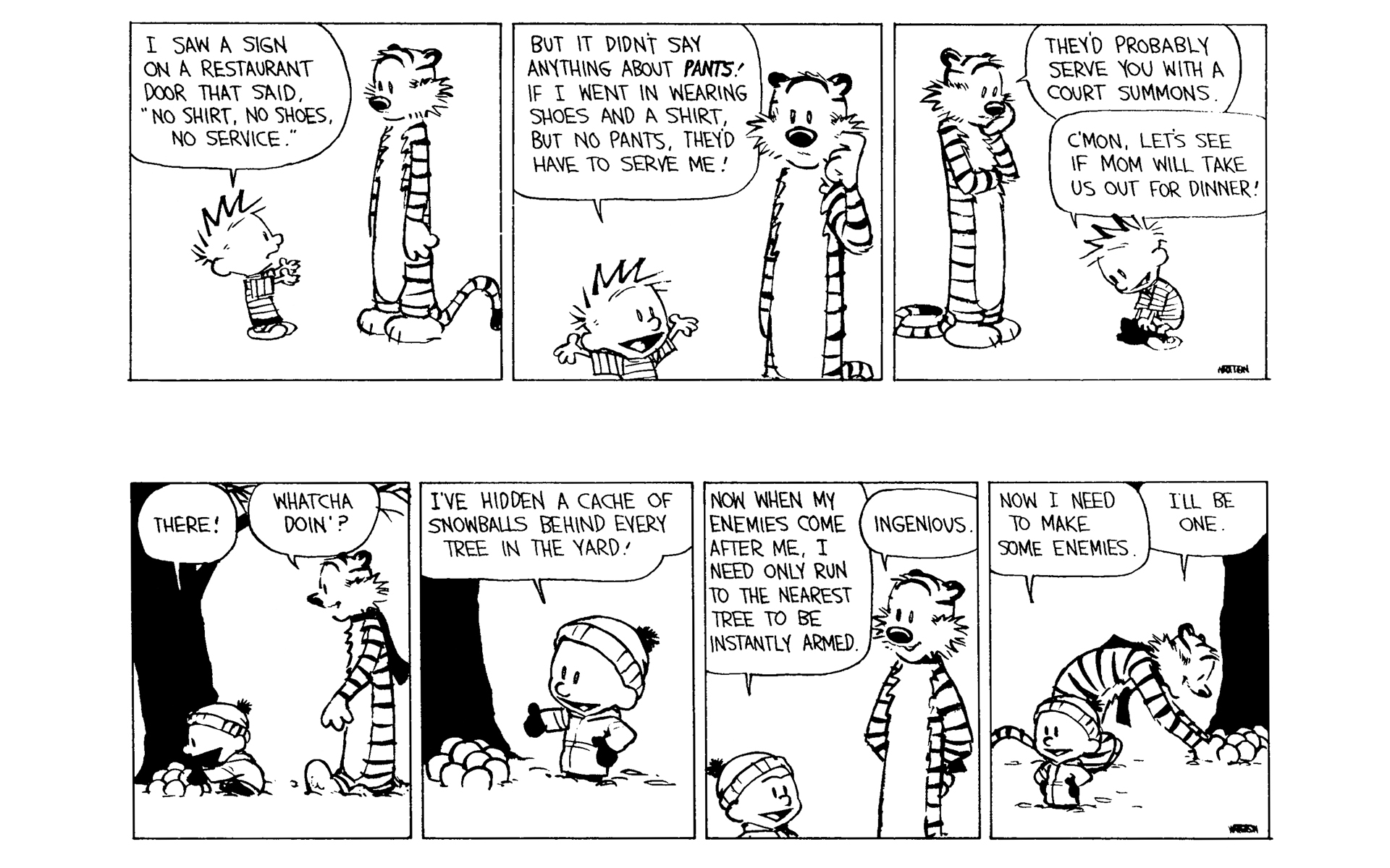 Read online Calvin and Hobbes comic -  Issue #10 - 108