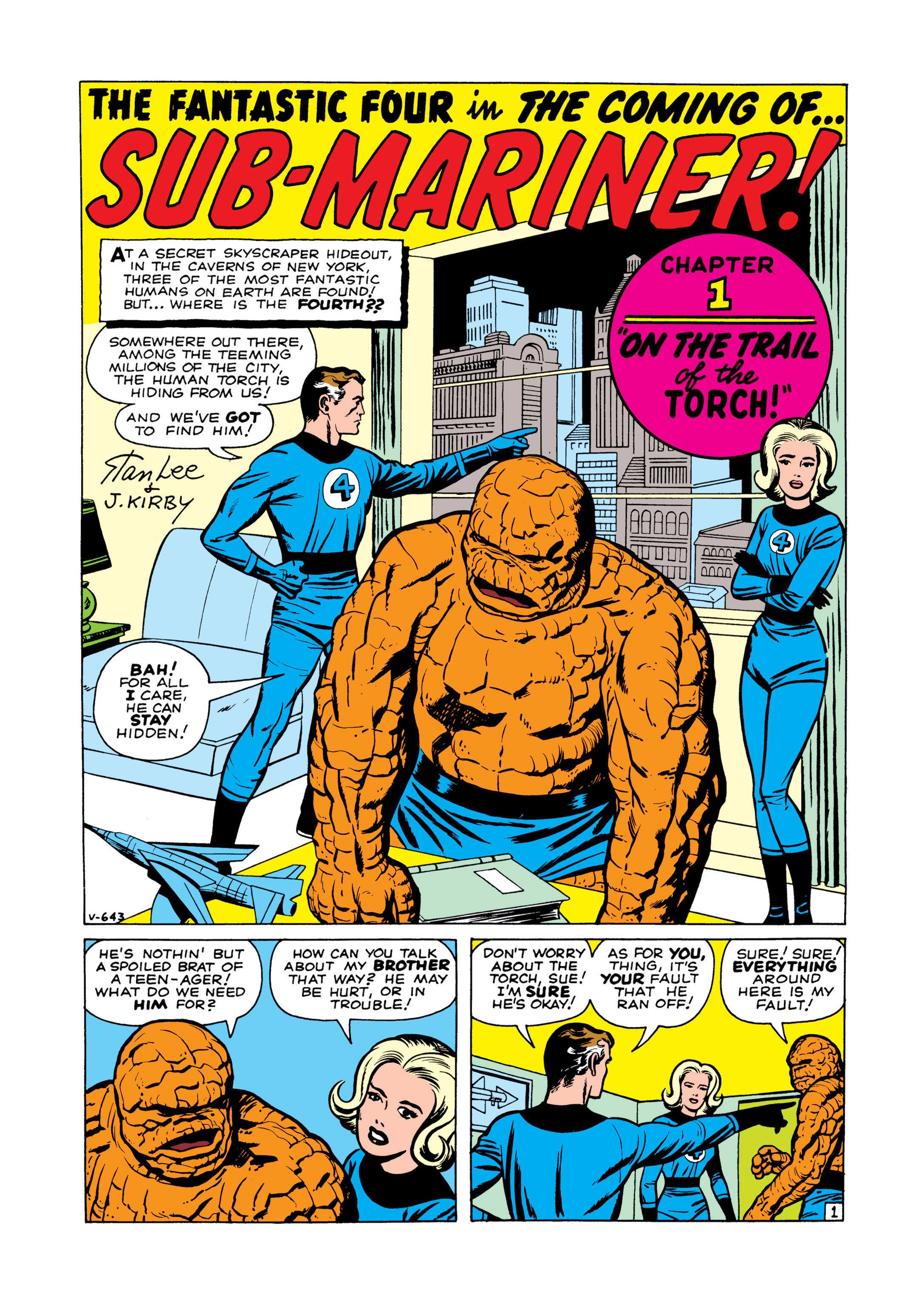 Read online Fantastic Four (1961) comic -  Issue #4 - 2