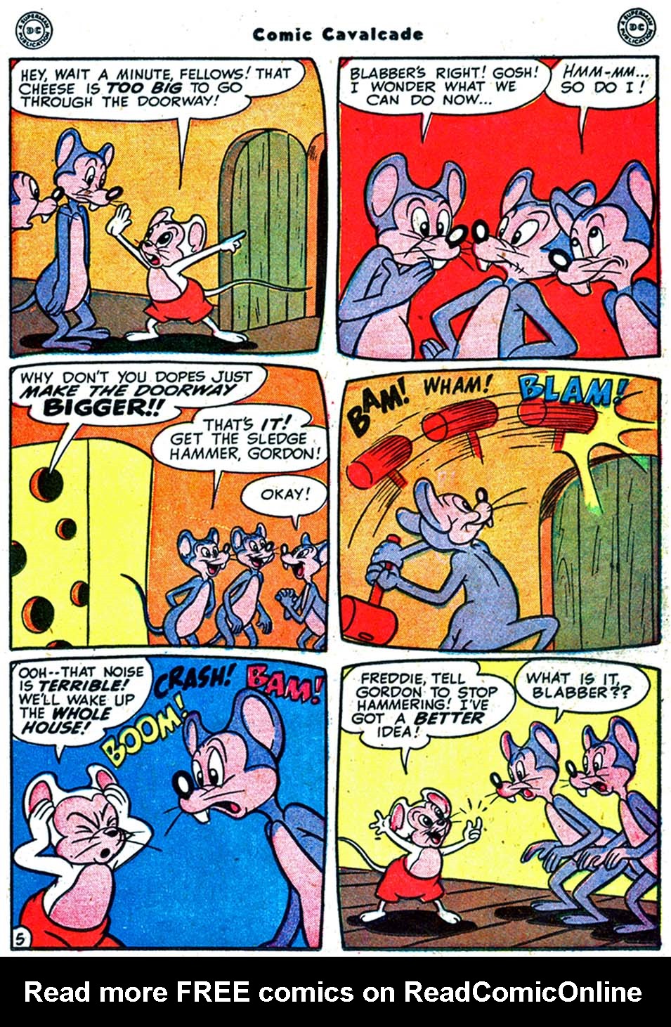 Read online Comic Cavalcade comic -  Issue #32 - 17