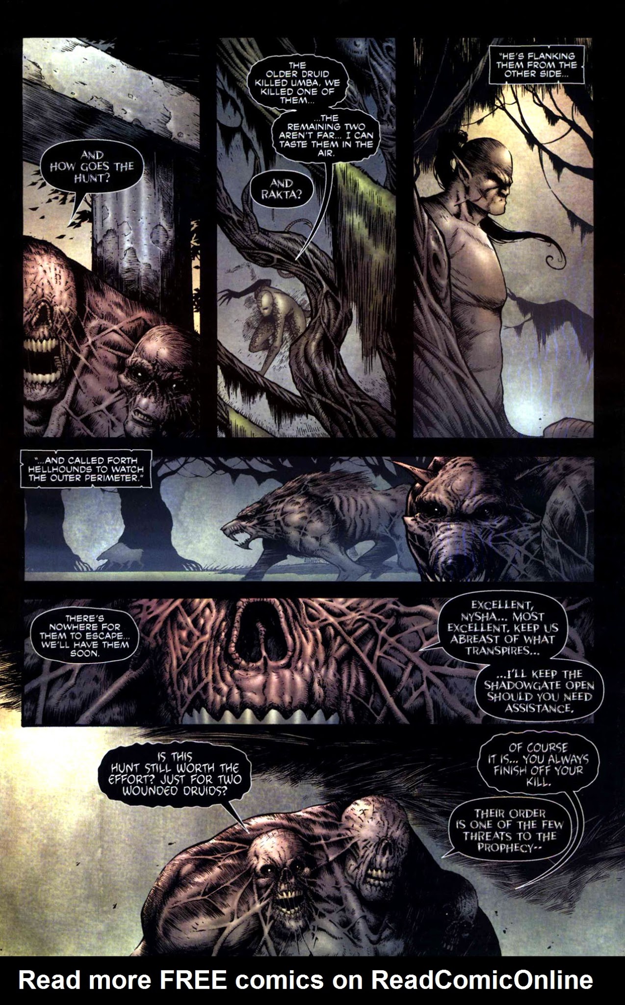 Read online Frank Frazetta's Swamp Demon comic -  Issue # Full - 15