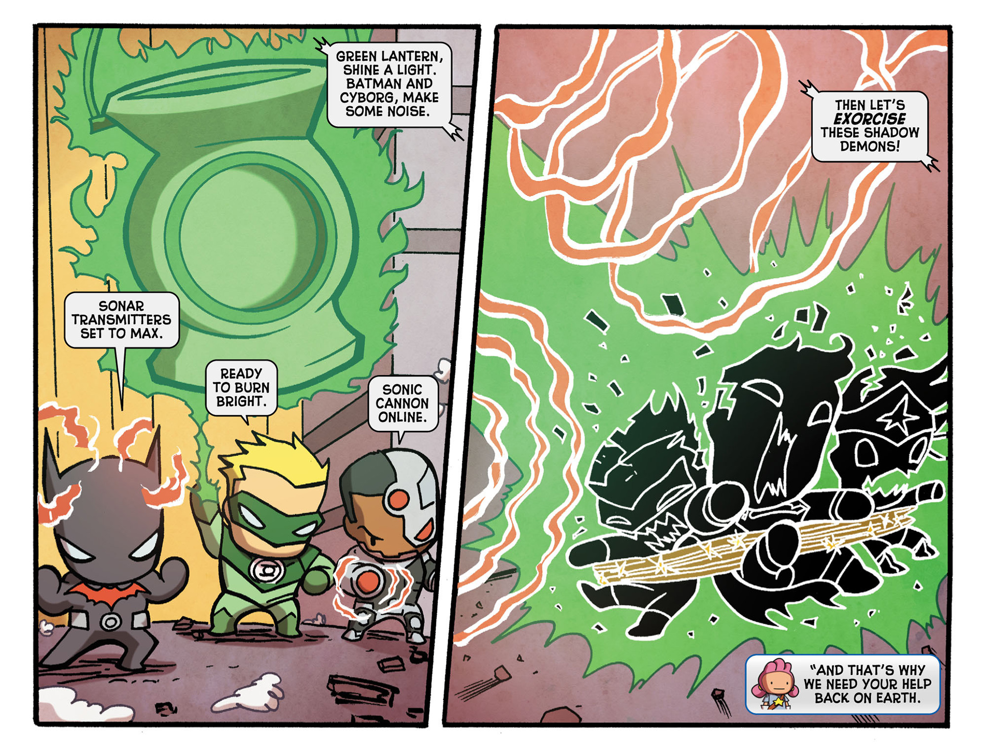 Read online Scribblenauts Unmasked: A Crisis of Imagination comic -  Issue #17 - 14
