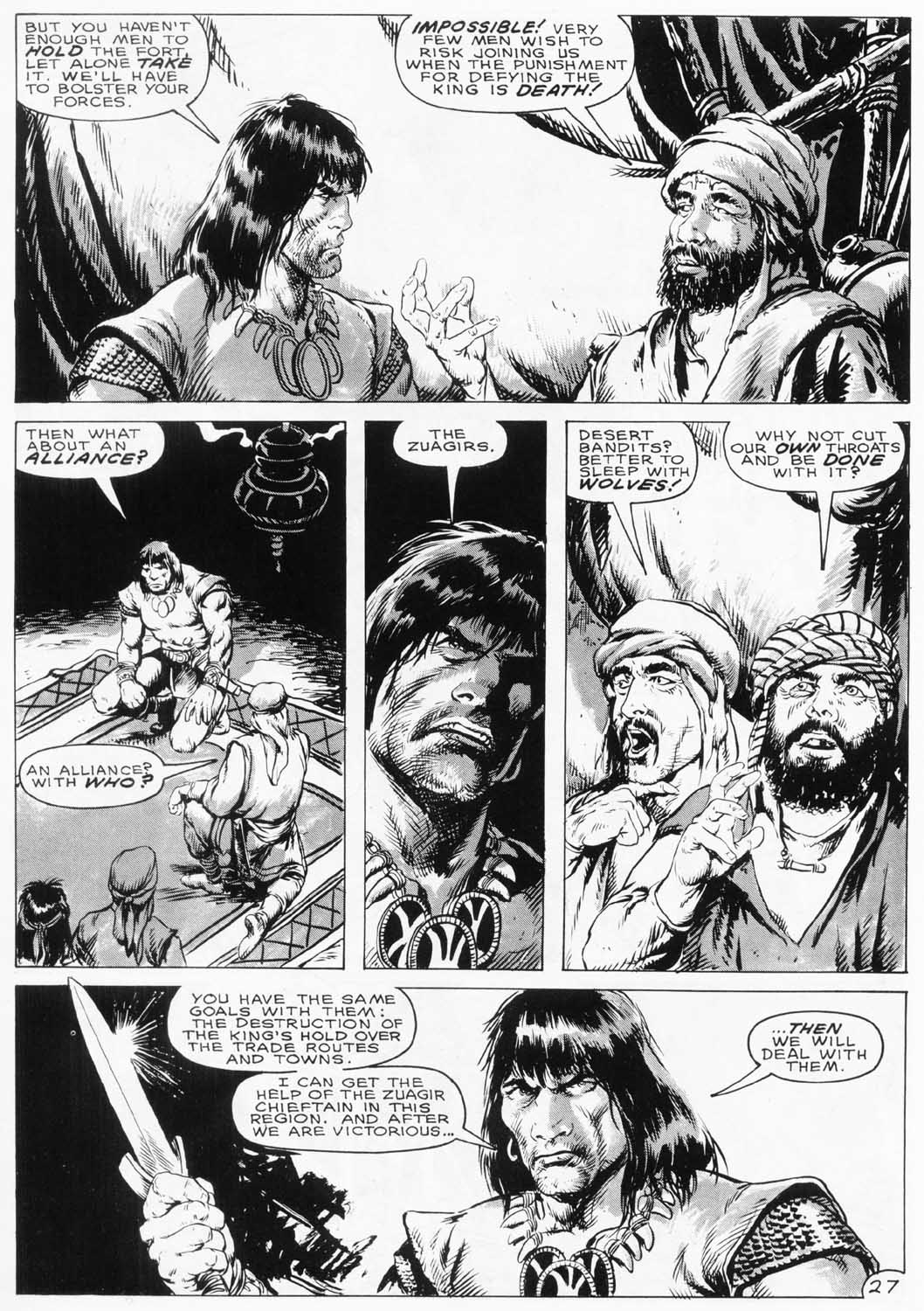 Read online The Savage Sword Of Conan comic -  Issue #153 - 30