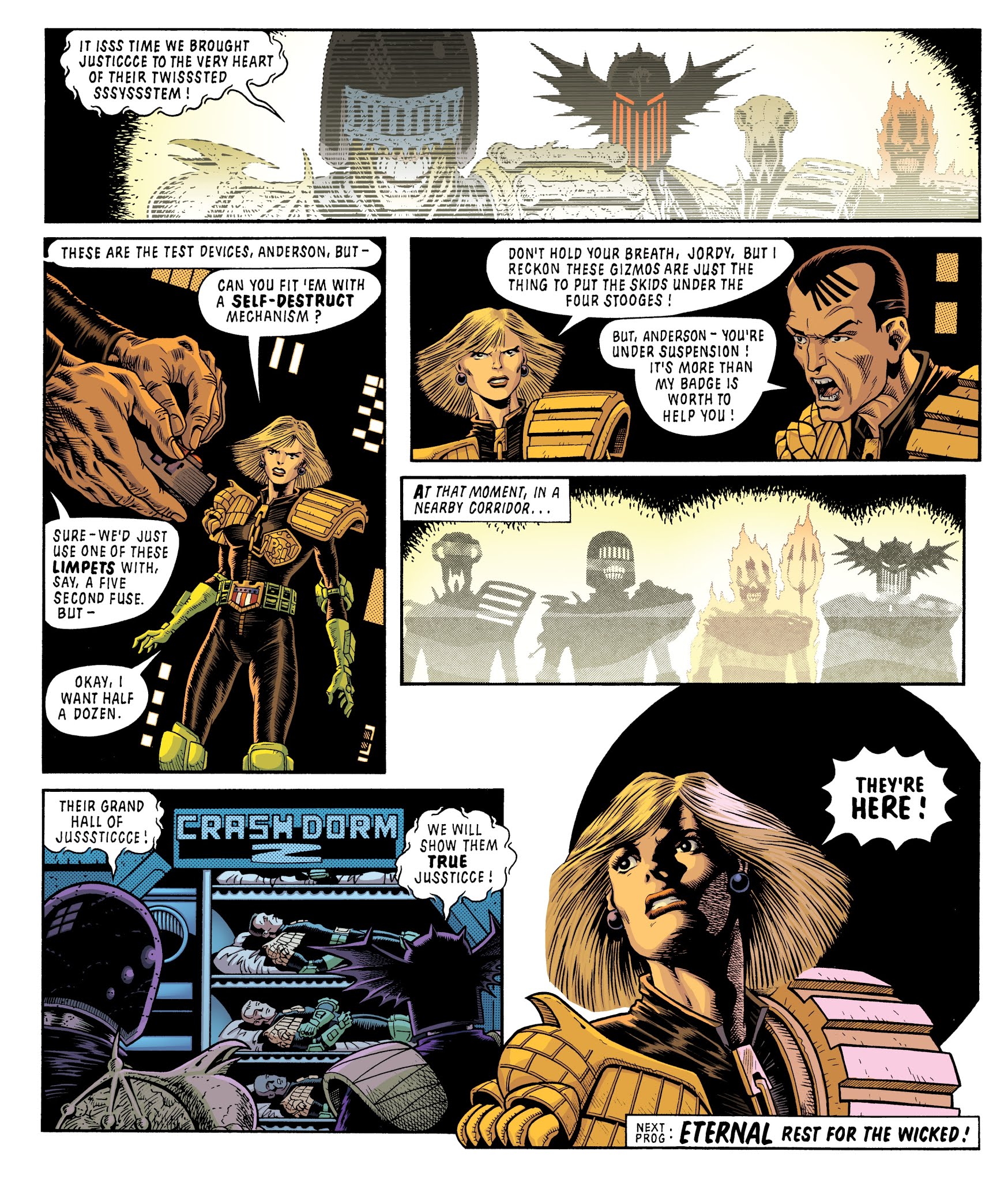 Read online Judge Dredd Classics: The Dark Judges comic -  Issue # TPB - 86