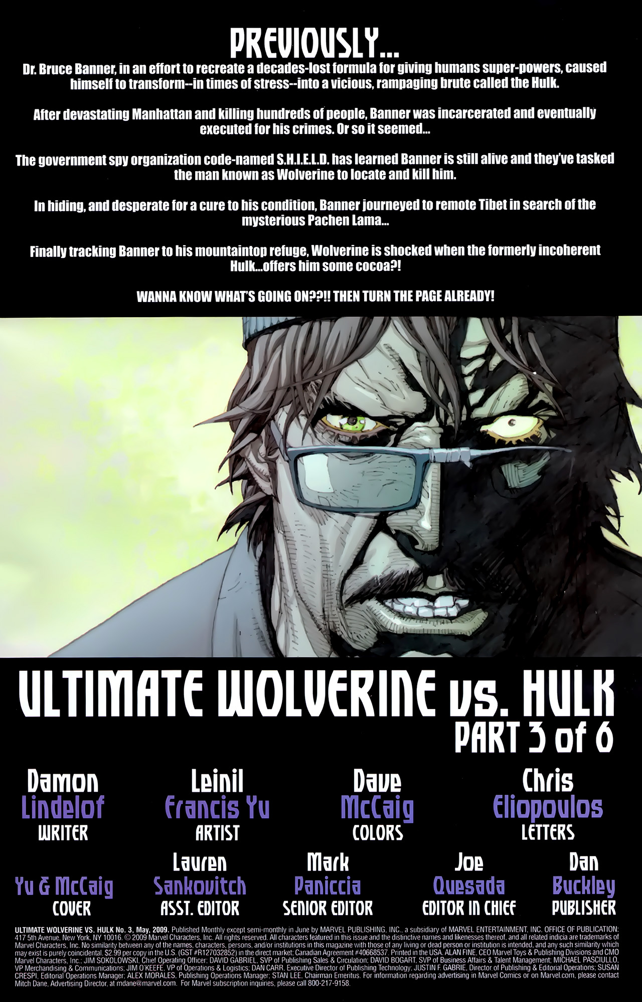 Read online Ultimate Wolverine vs. Hulk comic -  Issue #3 - 3